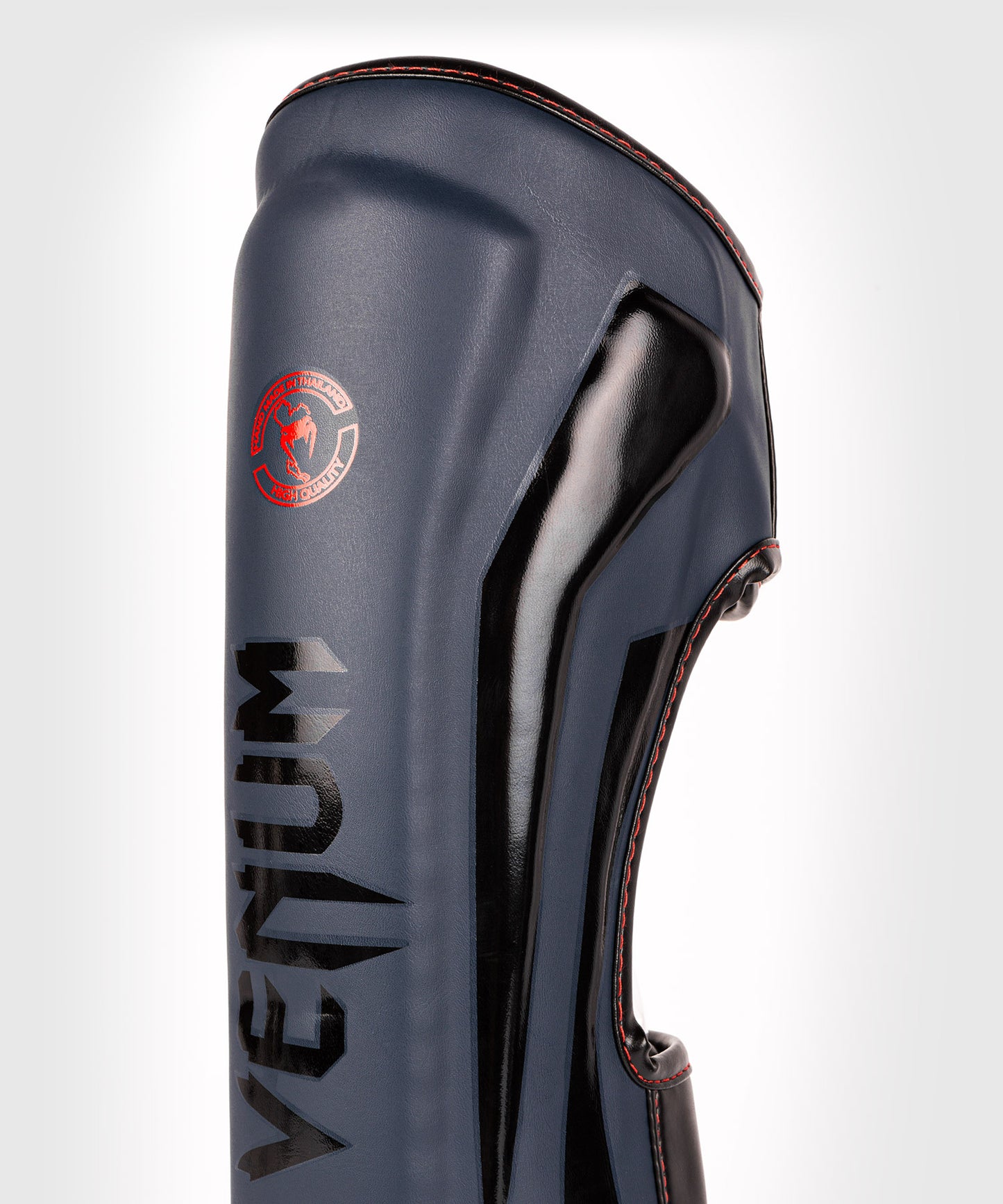 Venum Elite scheenbeschermers -  Marine / Zwart-Rood