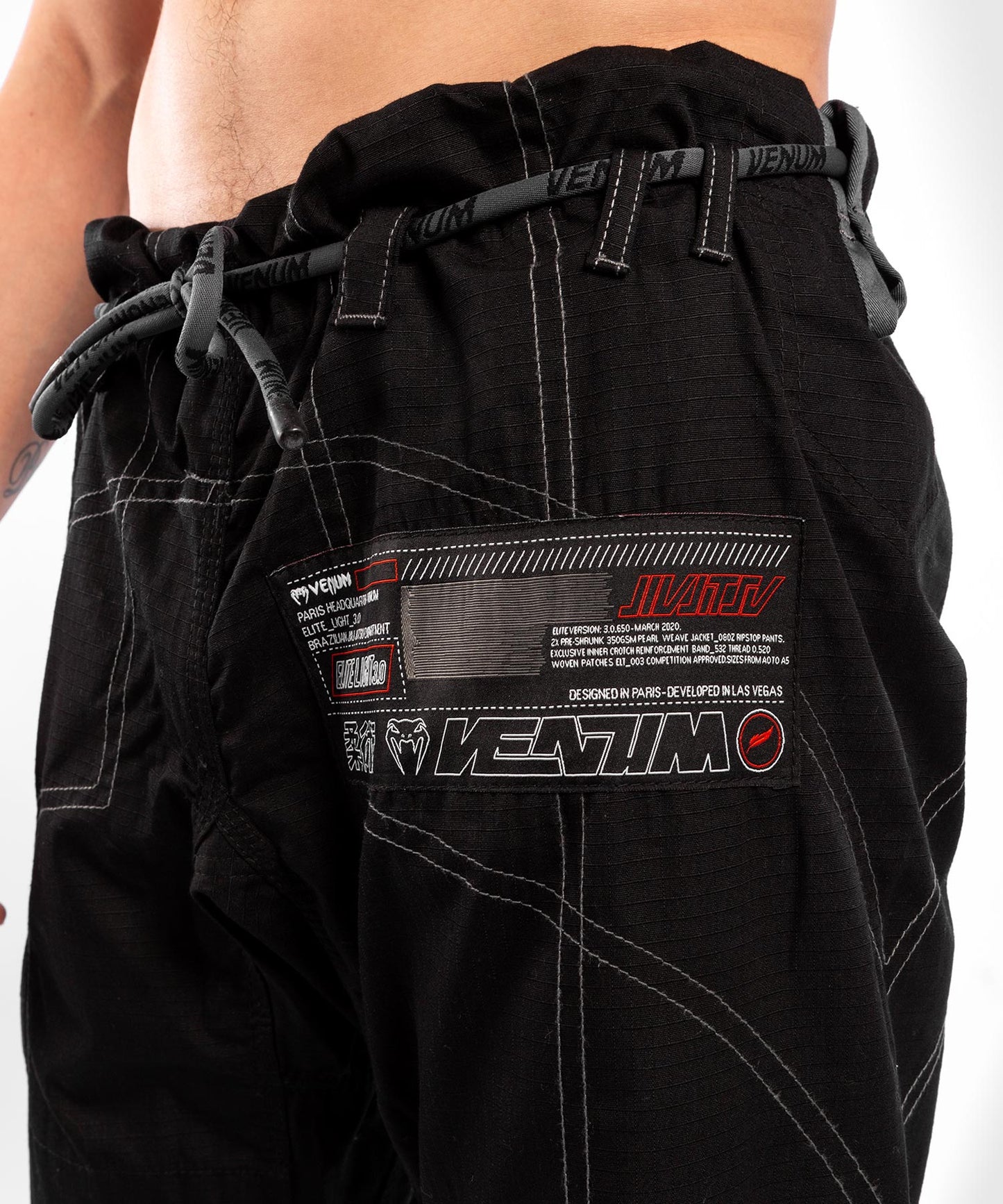 Venum Elite 3.0 Light BJJ Kimono - Zwart