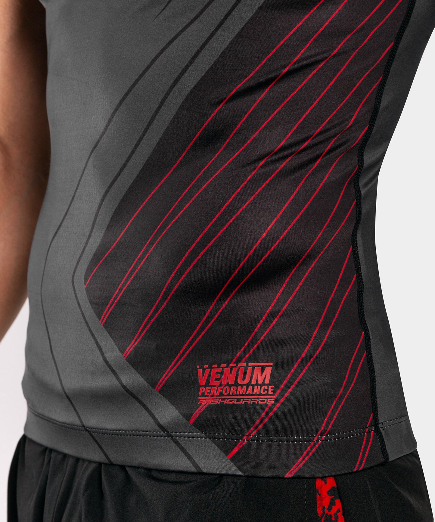 Venum Contender 5.0 Rashguard - Korte mouwen - Zwart/Rood