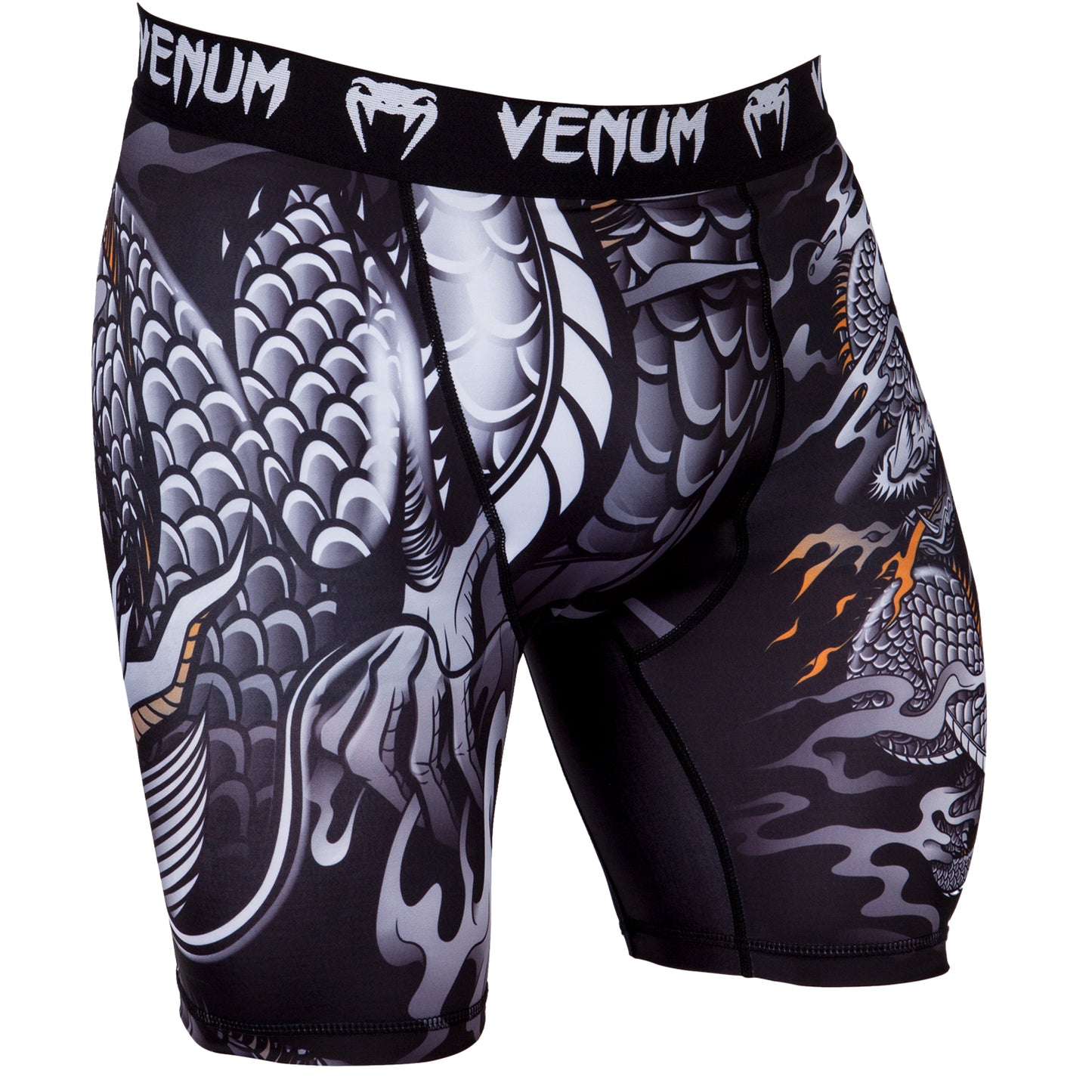 Venum Dragon's Flight Compression Shorts - Zwart/Wit