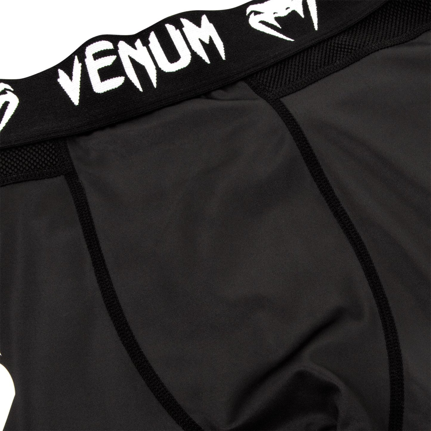 Venum Logos Spats - Zwart/Wit