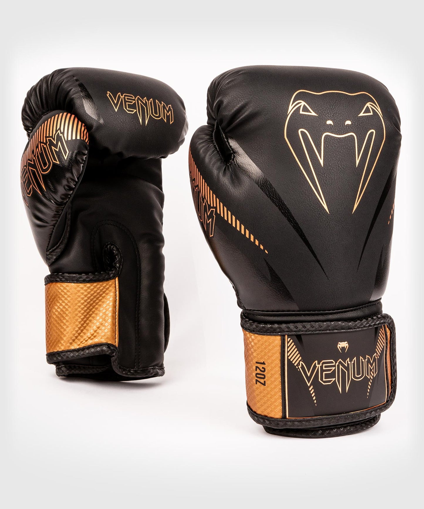 Venum Impact Bokshandschoenen - Zwart/Brons