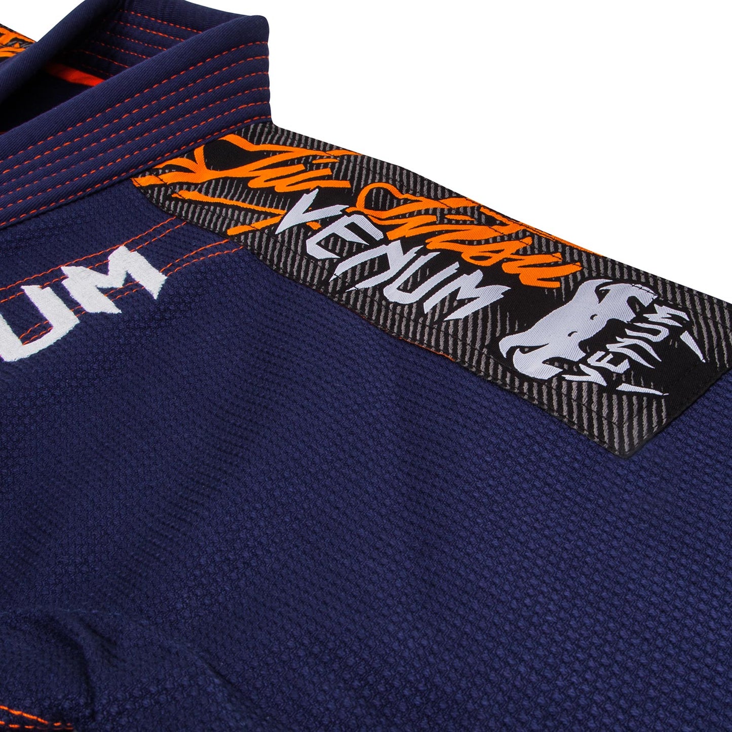 Venum Challenger 3.0 BJJ GI - Marineblauw/Oranje