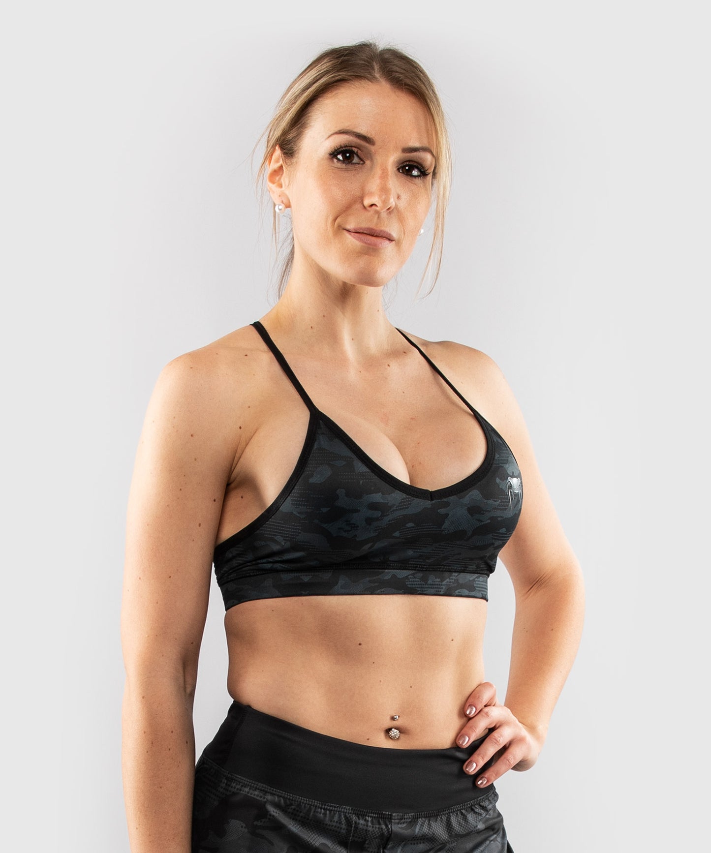 Venum Defender-sportbeha's – voor dames - Zwart/Zwart