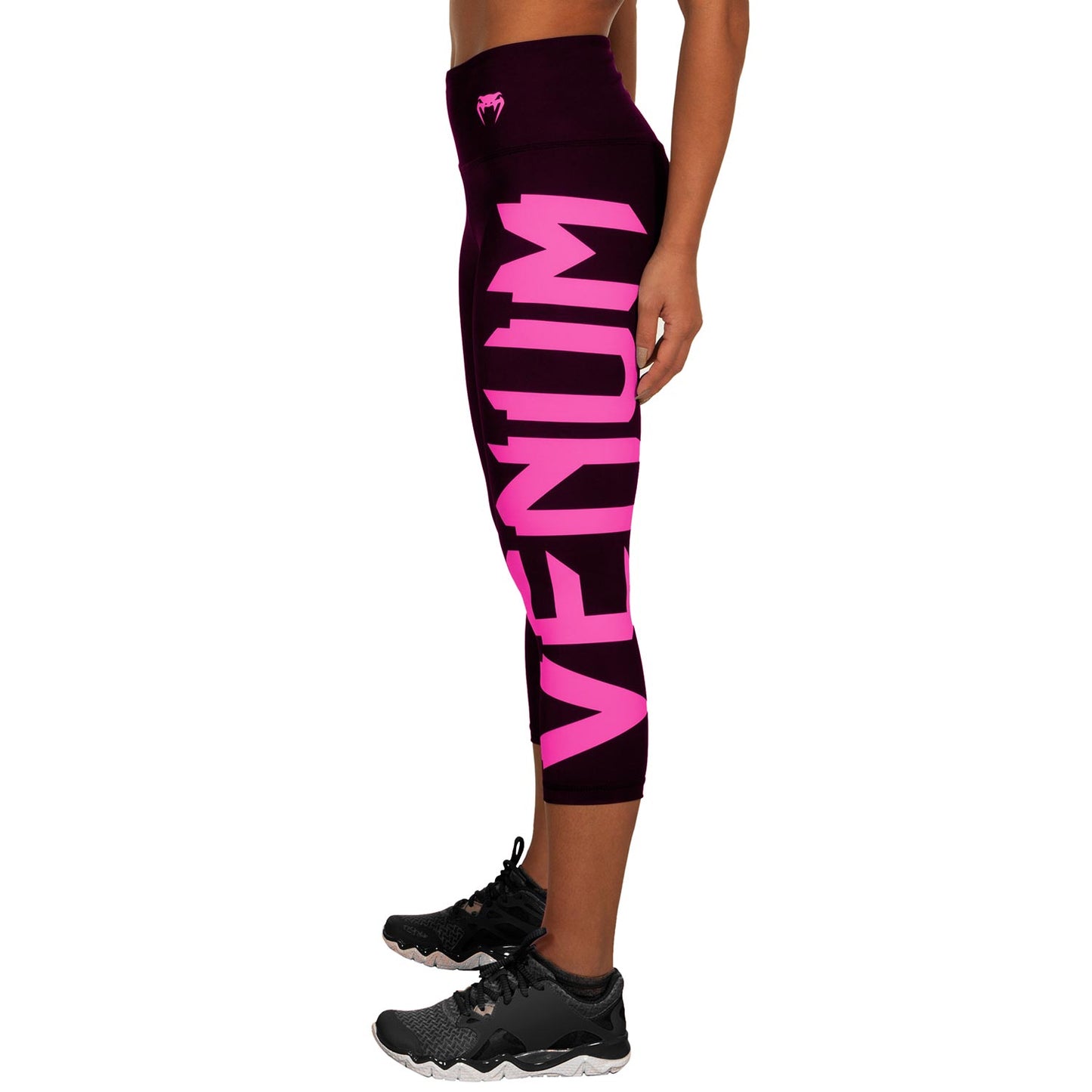 Venum Giant Geknipte Legging - Zwart/Neonroze
