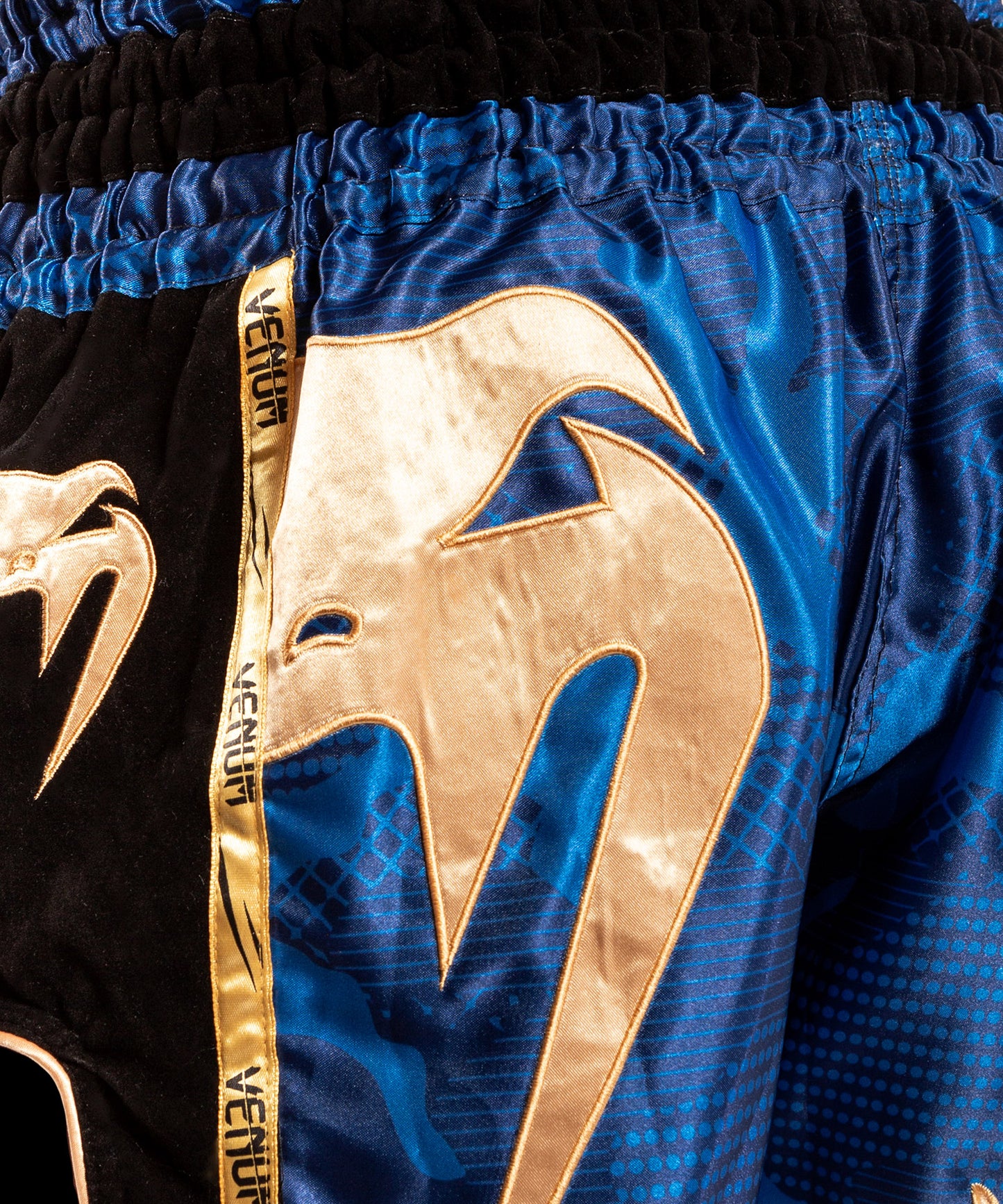 Venum Giant Camo Muay Thai Shorts - Blauw/Goud