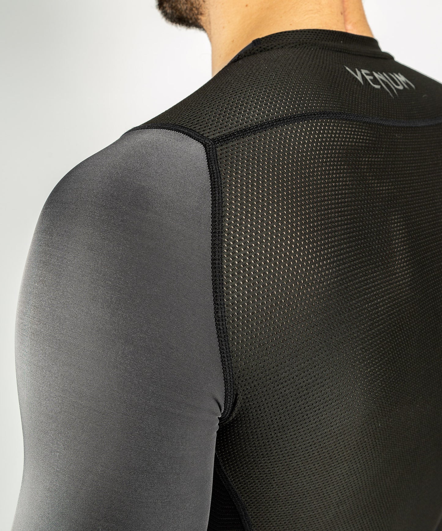 Venum G-Fit Rashguard - lange mouwen - Grijs/Zwart
