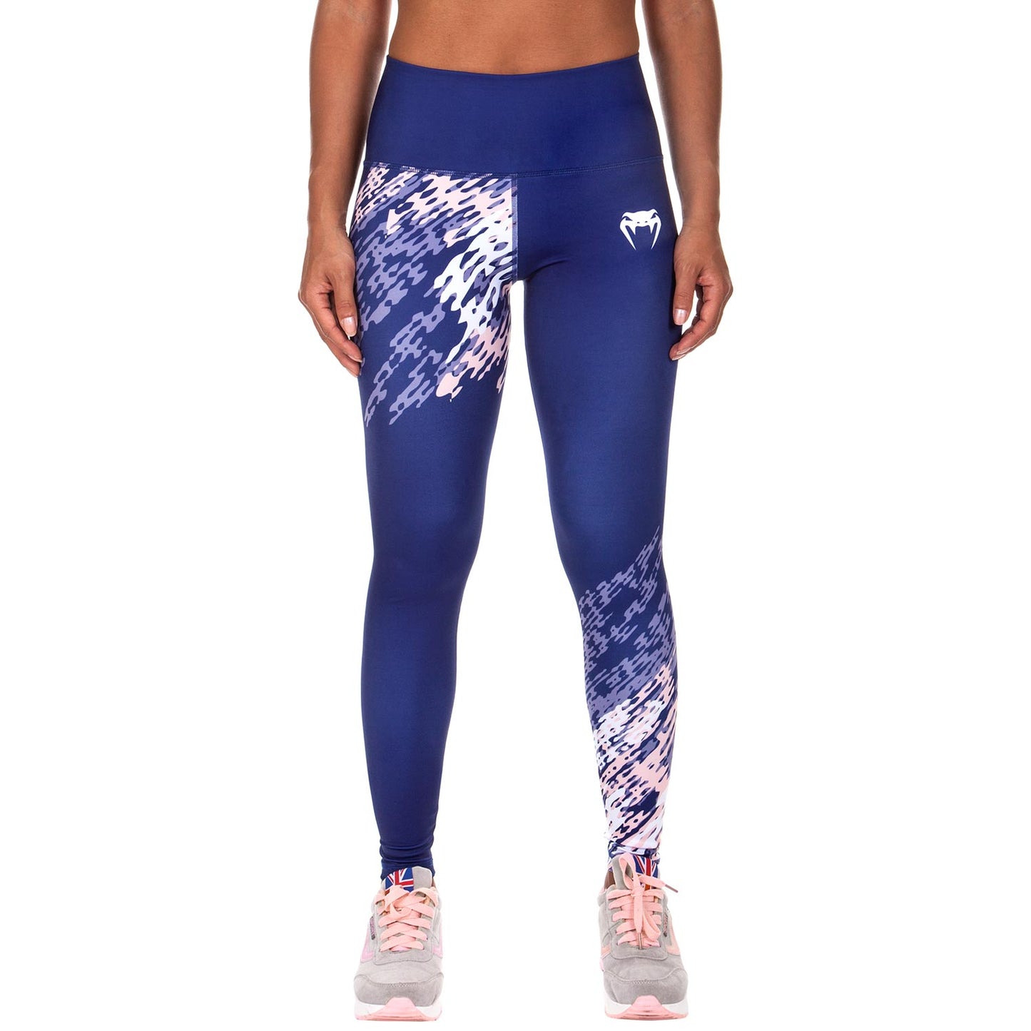 Venum Neo Camo Leggings - Marineblauw/Koraalrood