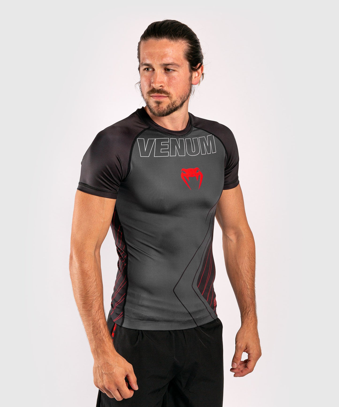 Venum Contender 5.0 Rashguard - Korte mouwen - Zwart/Rood