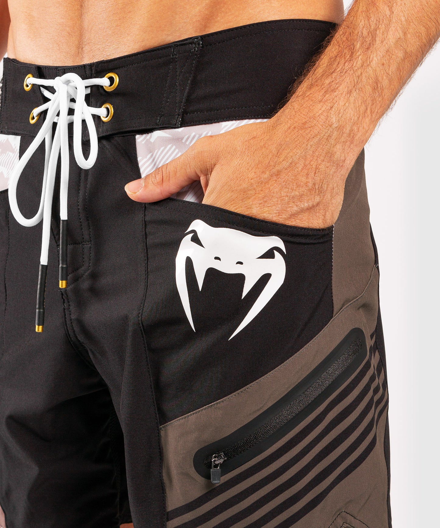 Venum Cargo zwemshort - Zwart/Grijs