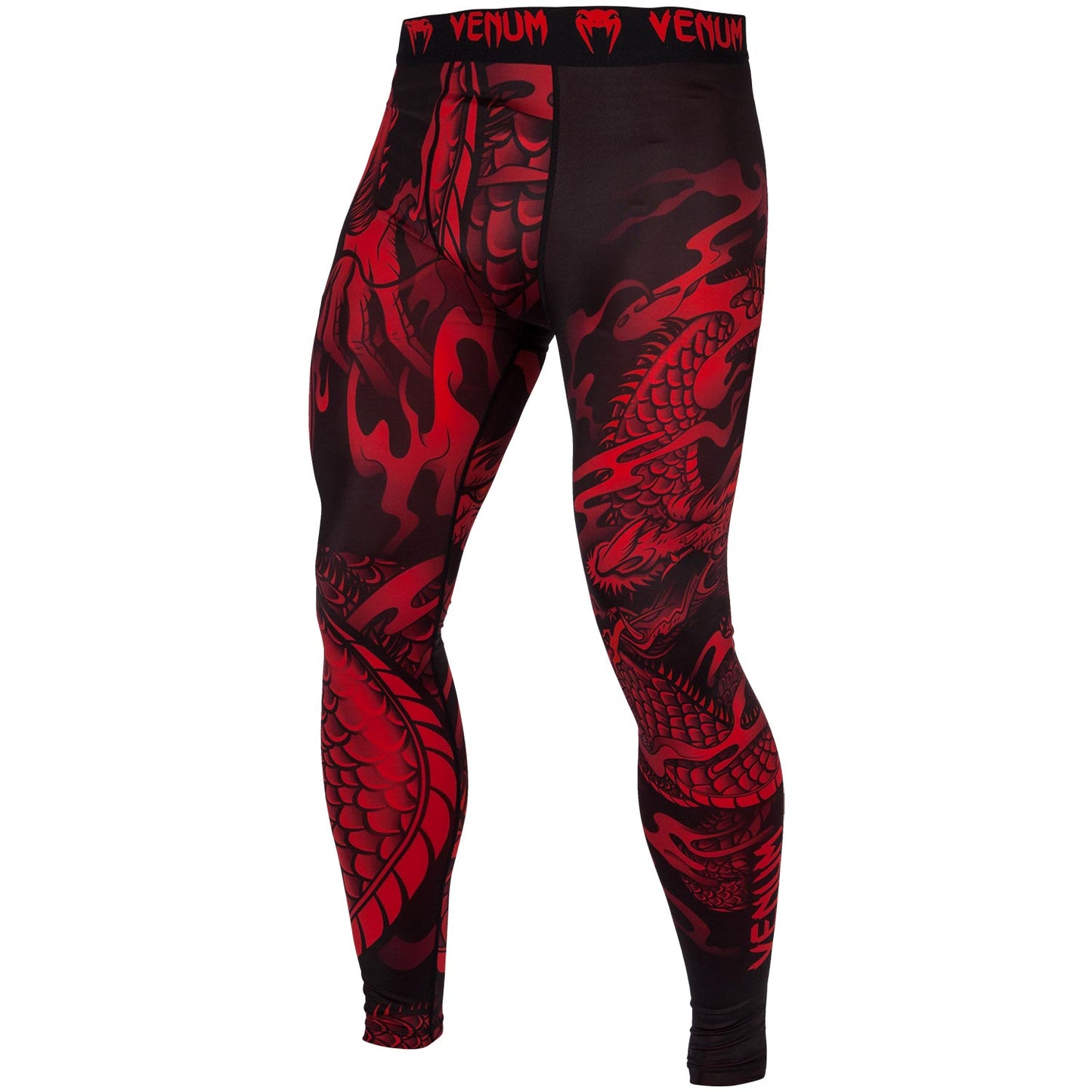 Venum Dragon's Flight Spats - Zwart/Rood