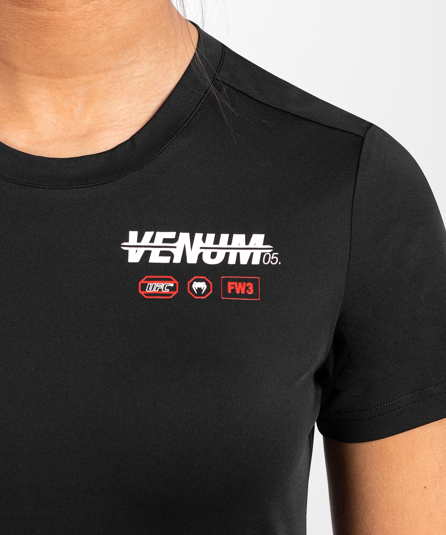 UFC Adrenaline by Venum Fight Week Dames-T-shirt Dry-Tech - Zwart