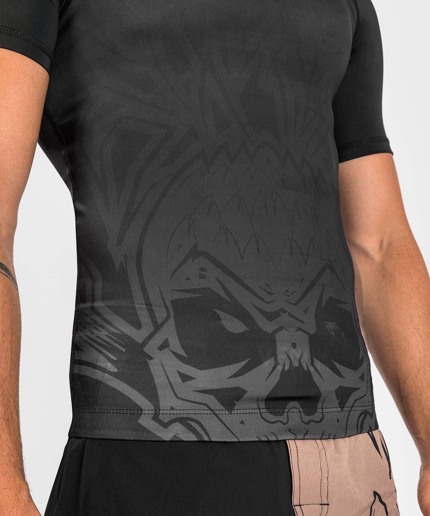 Venum Reorg compressie T-shirt - korte mouwen - zwart