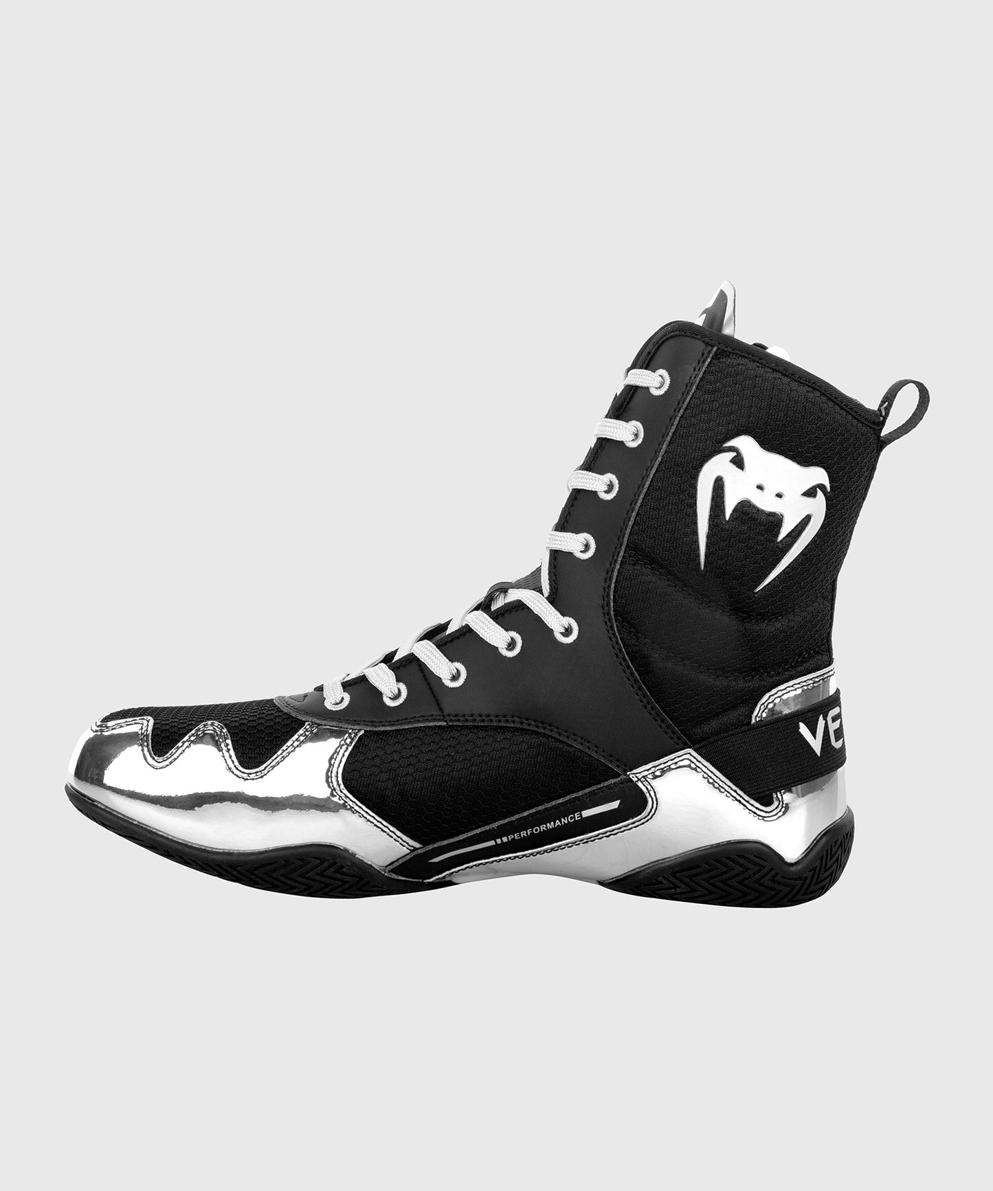 Venum Elite Boksschoenen - Zwart/zilver