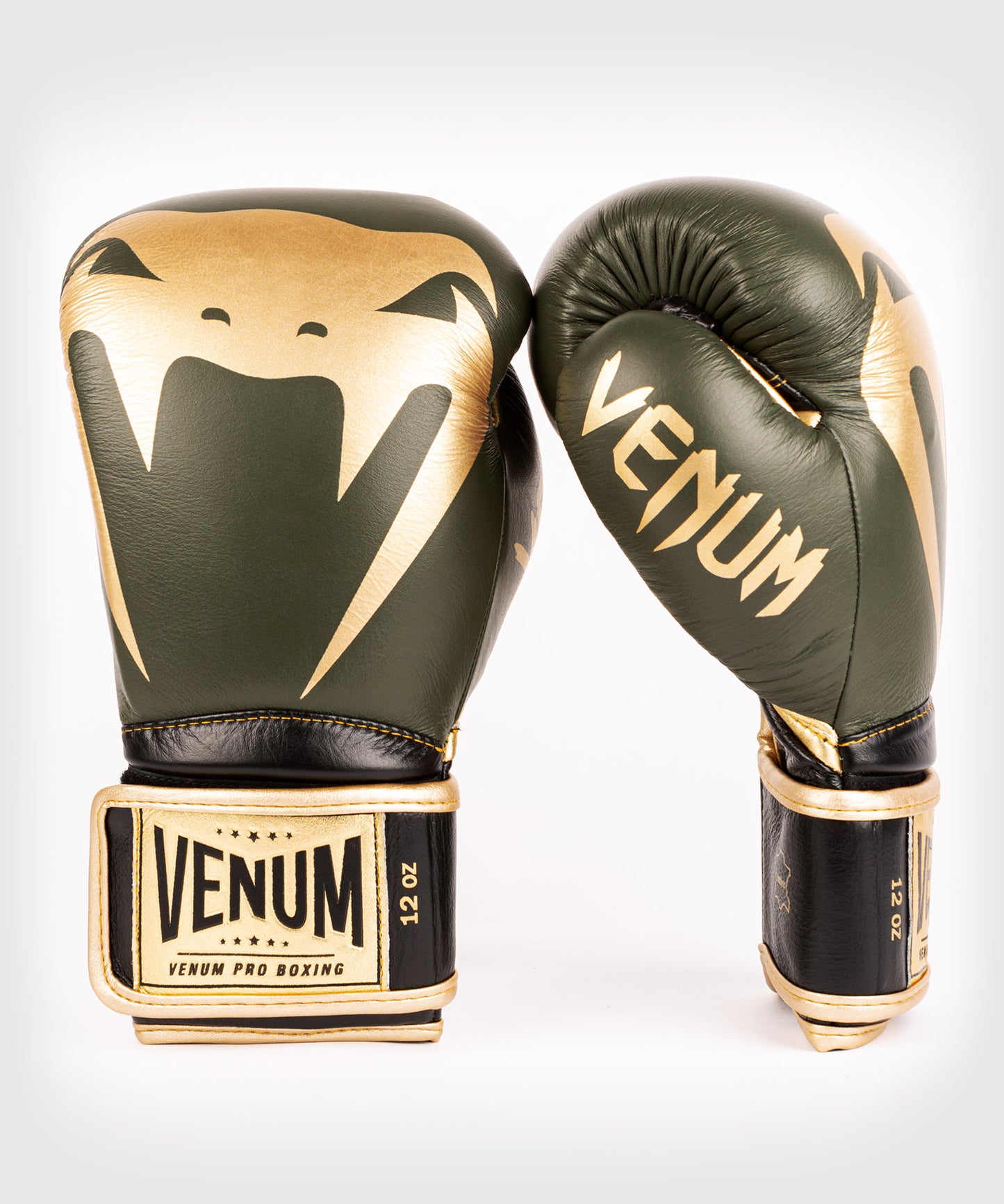 Venum Giant 2.0 Pro bokshandschoenen klittenband - Khaki/Goud