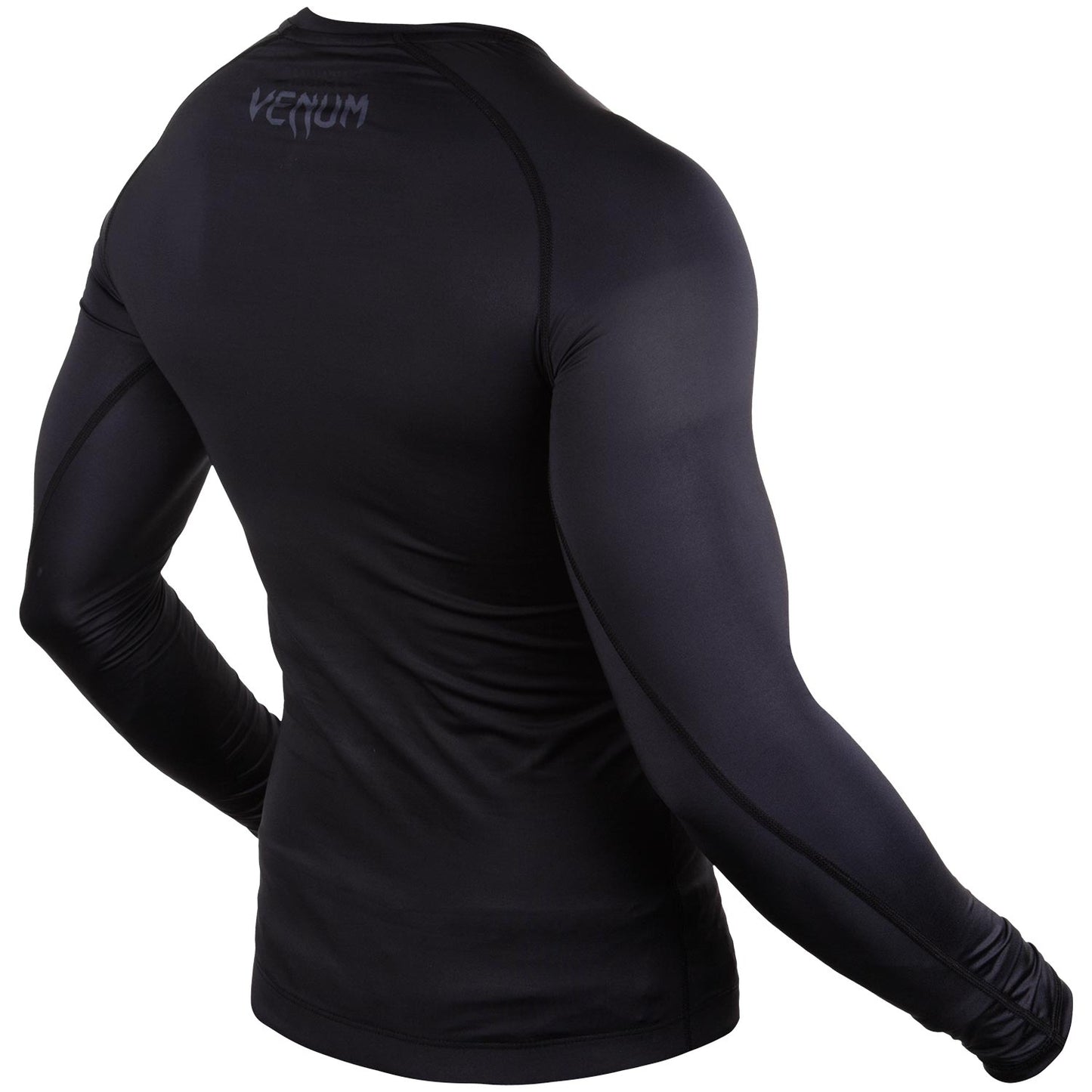 Venum Contender 3.0 Compressie T-shirt - Lange Mouwen - Zwart/Grijs