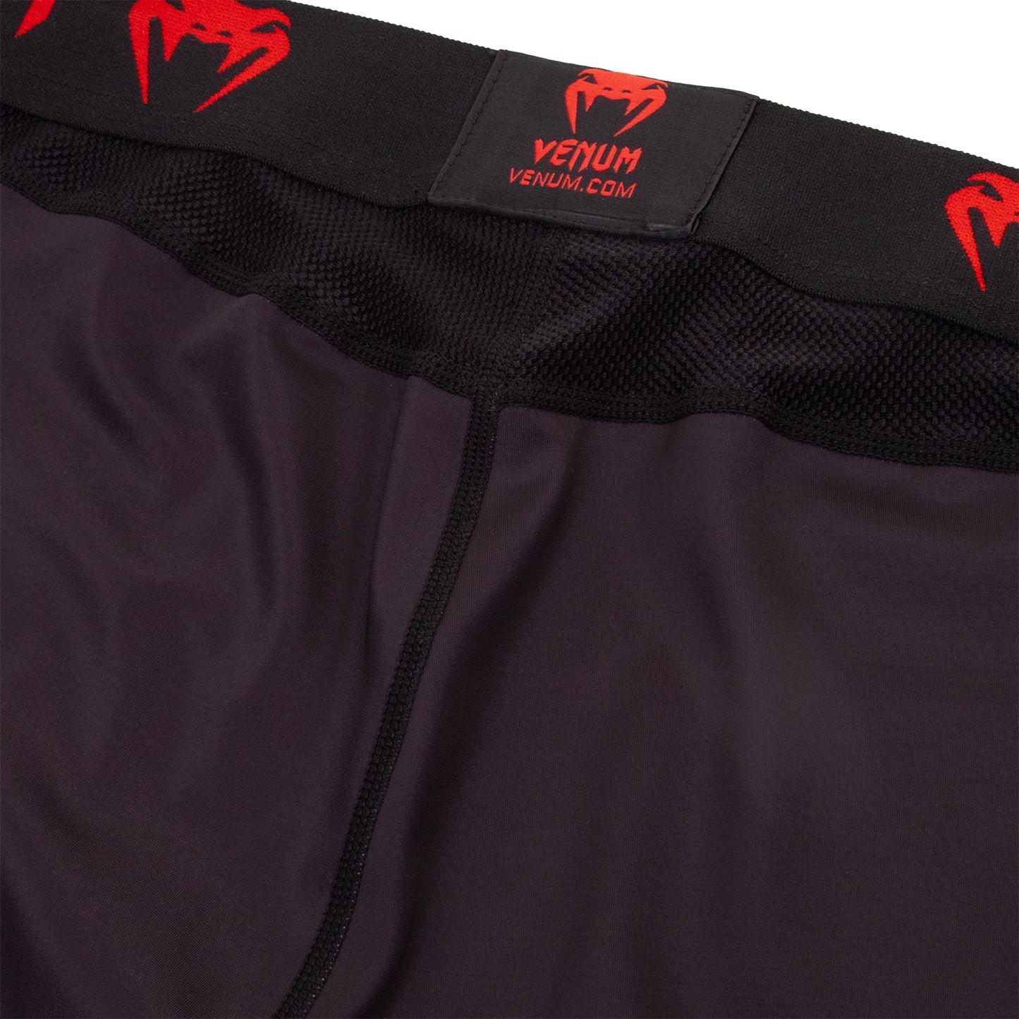 Venum Logos Spats - Zwart/Rood