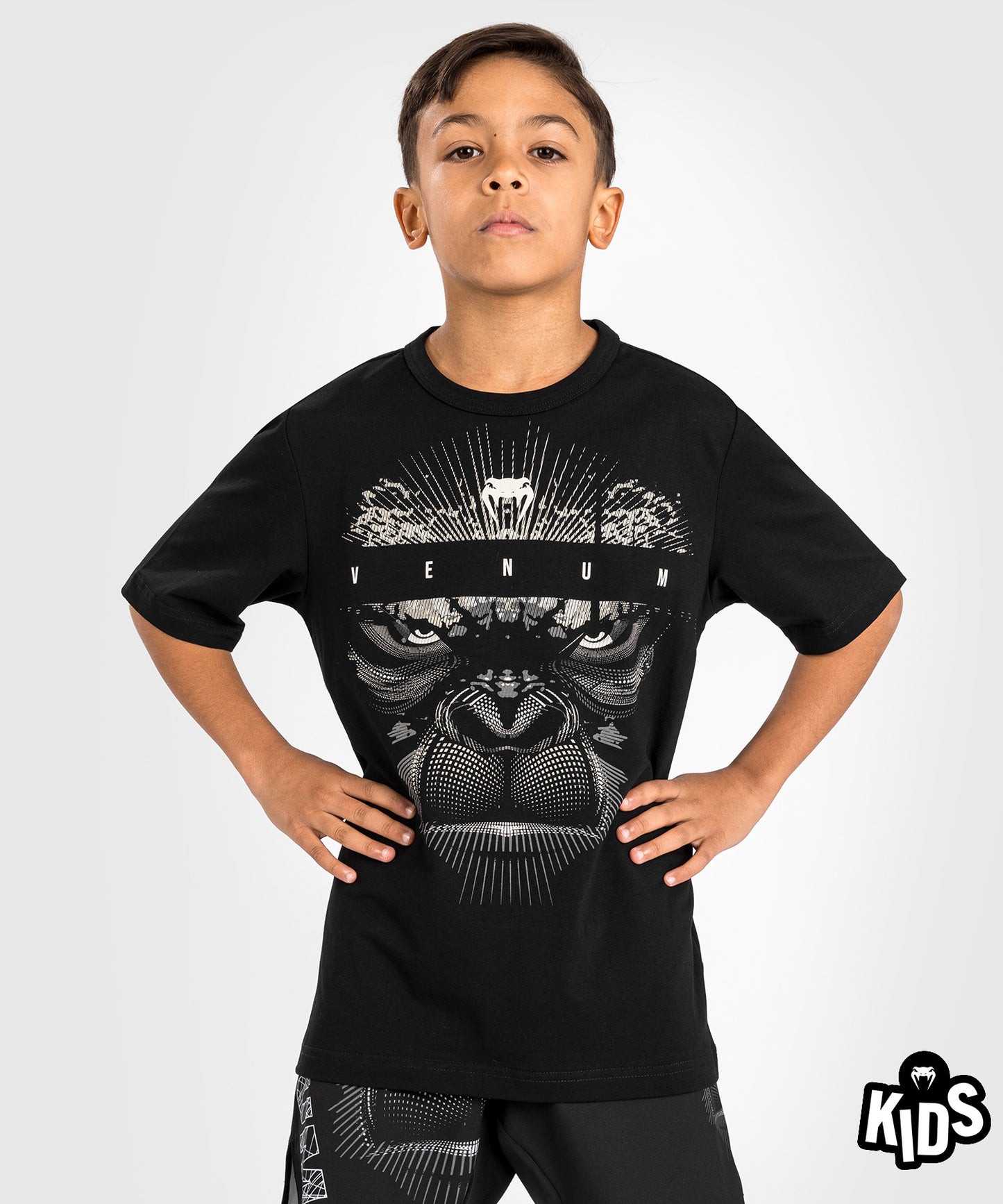 Venum Gorilla Jungle  Kinder T-shirt - Zwart/Wit