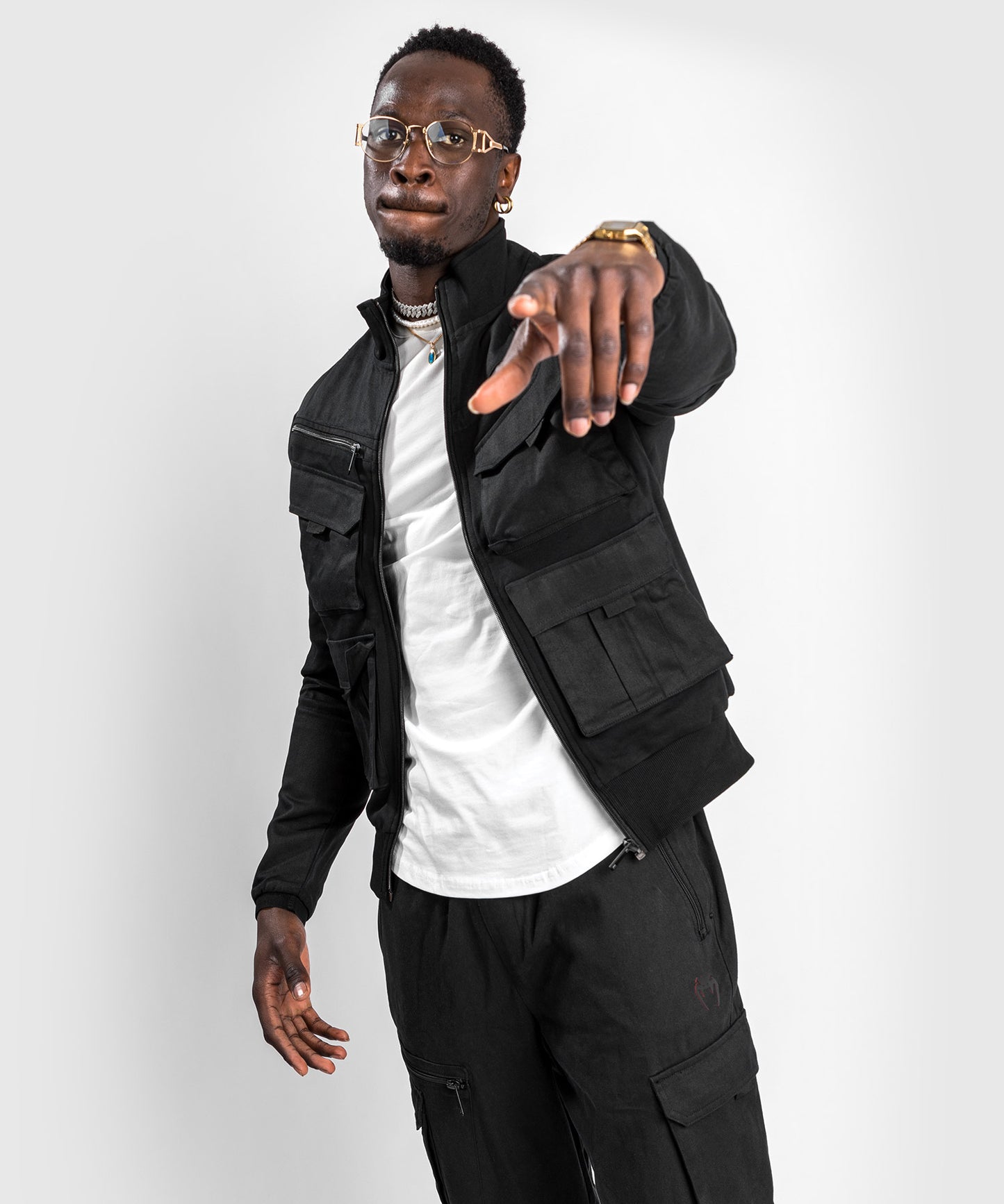 Venum Cargo Zipped Jacket - Zwart