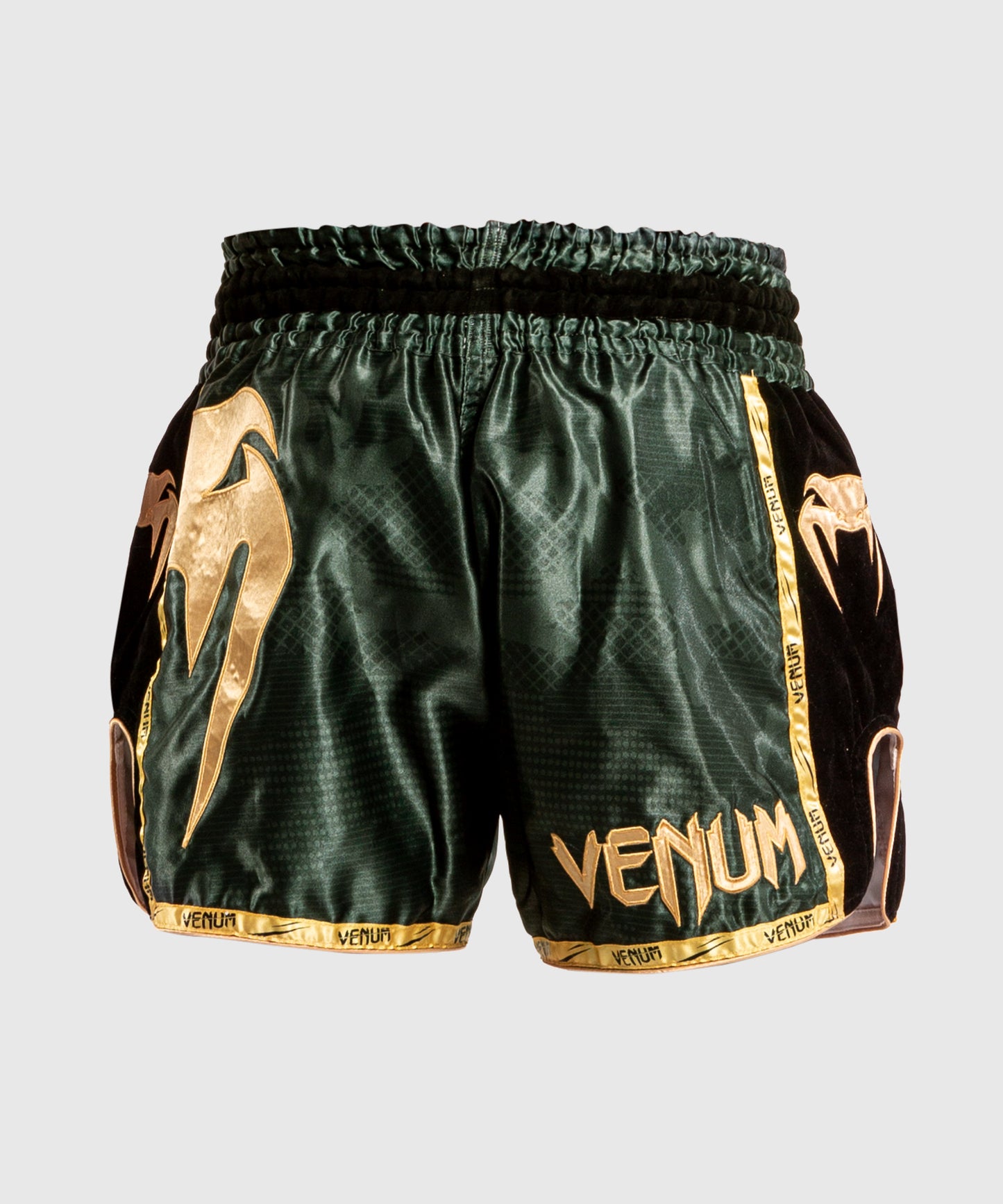 Venum Giant Camo Muay Thai Shorts  - Khaki/Goud
