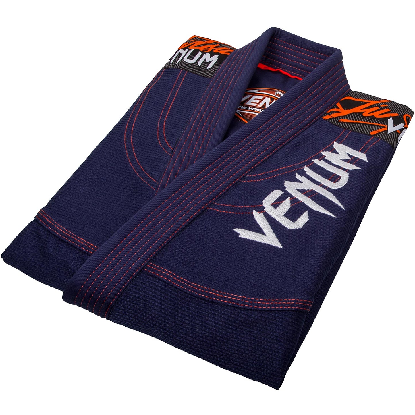 Venum Challenger 3.0 BJJ GI - Marineblauw/Oranje
