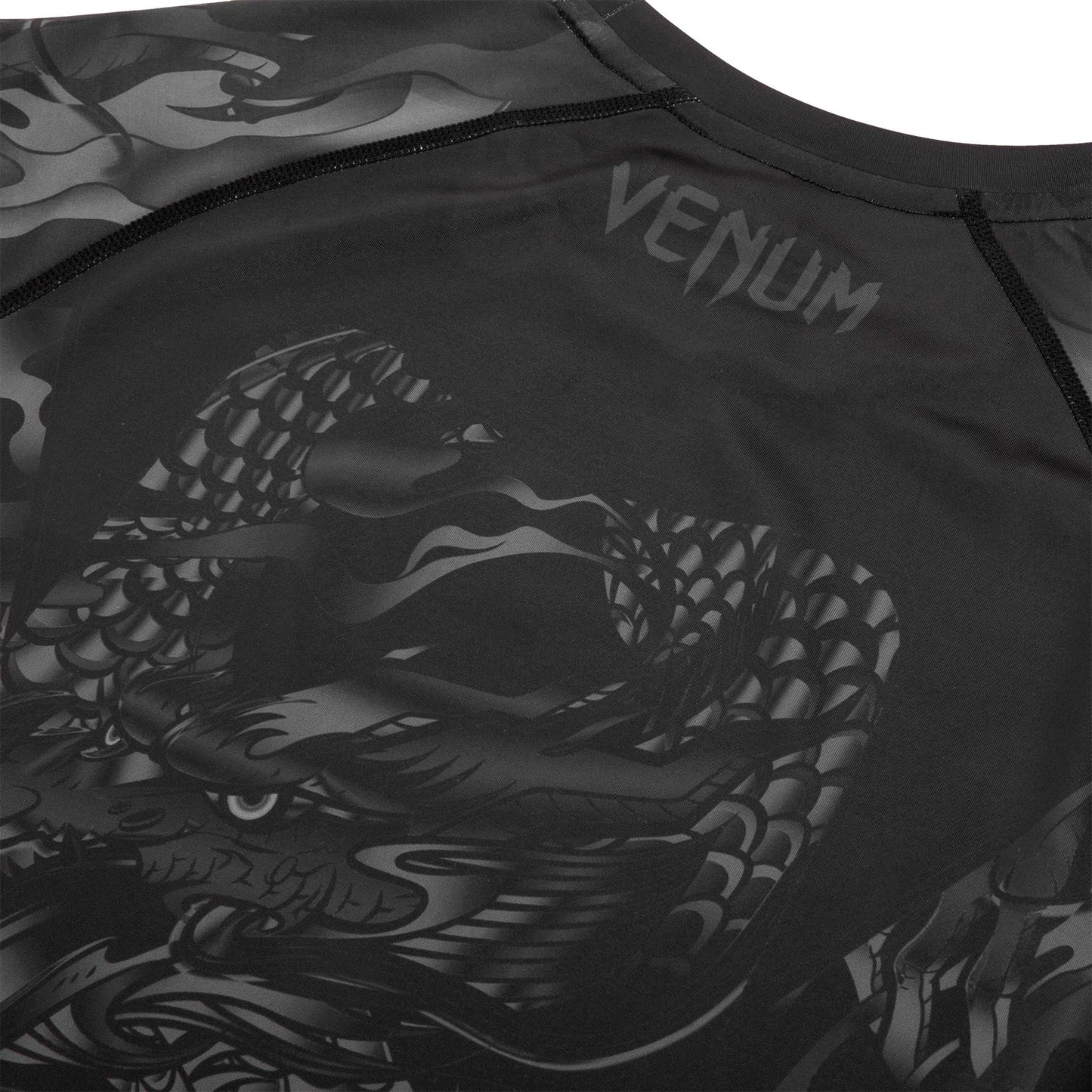 Venum Dragon's Flight Rashguard - Lange mouwen - Zwart/Zwart