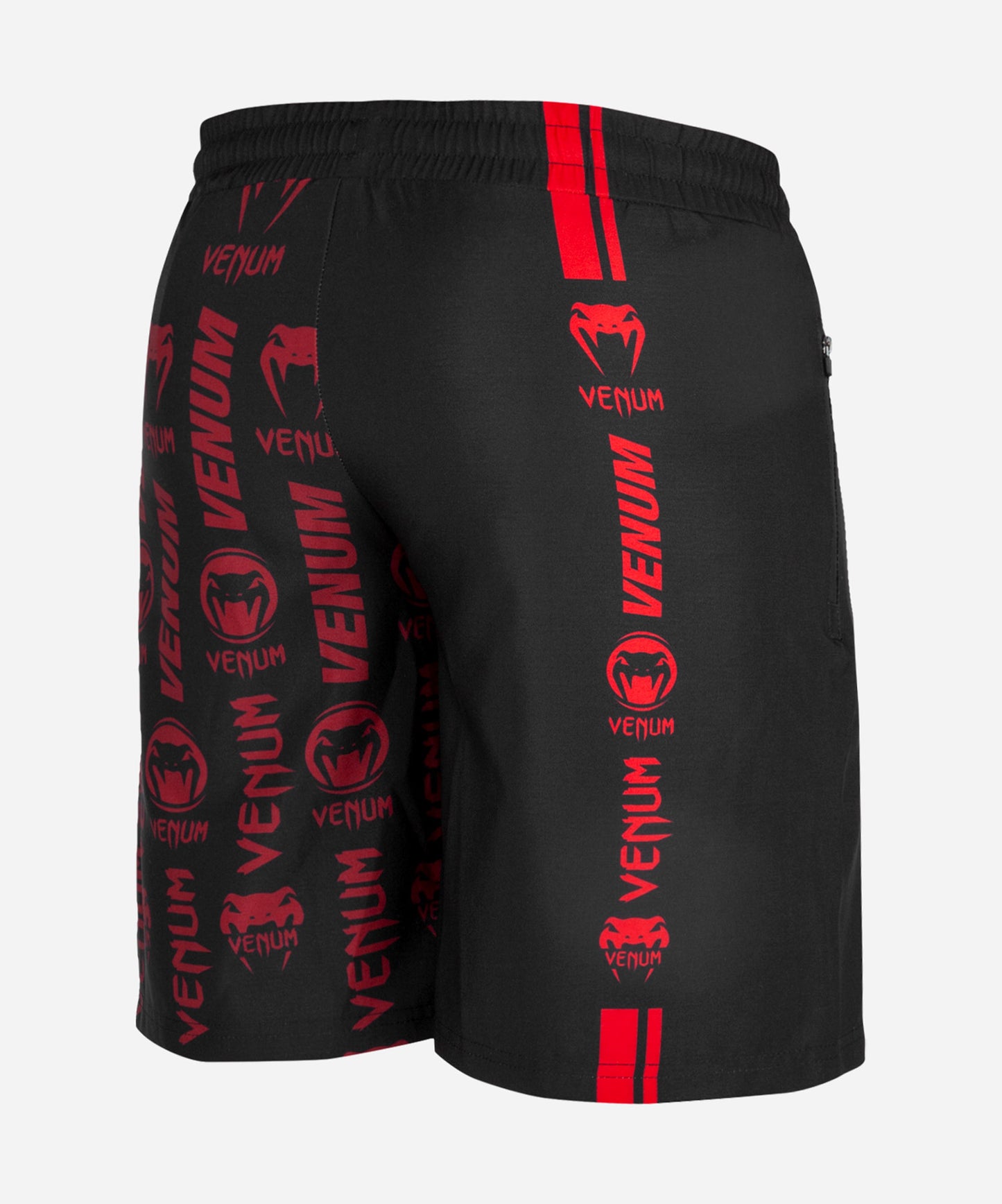 Venum Logos Training Shorts - Zwart/Rood