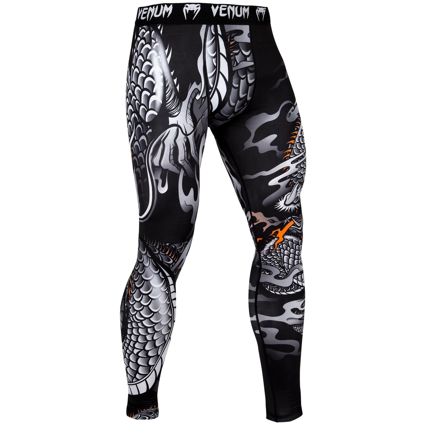 Venum Dragon's Flight Spats - Zwart/Wit