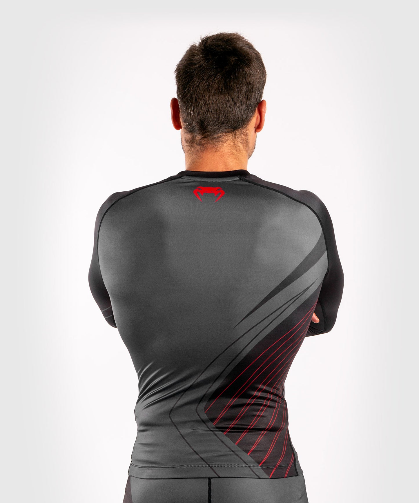 Venum Contender 5.0 Rashguard - Lange mouwen - Zwart/Rood
