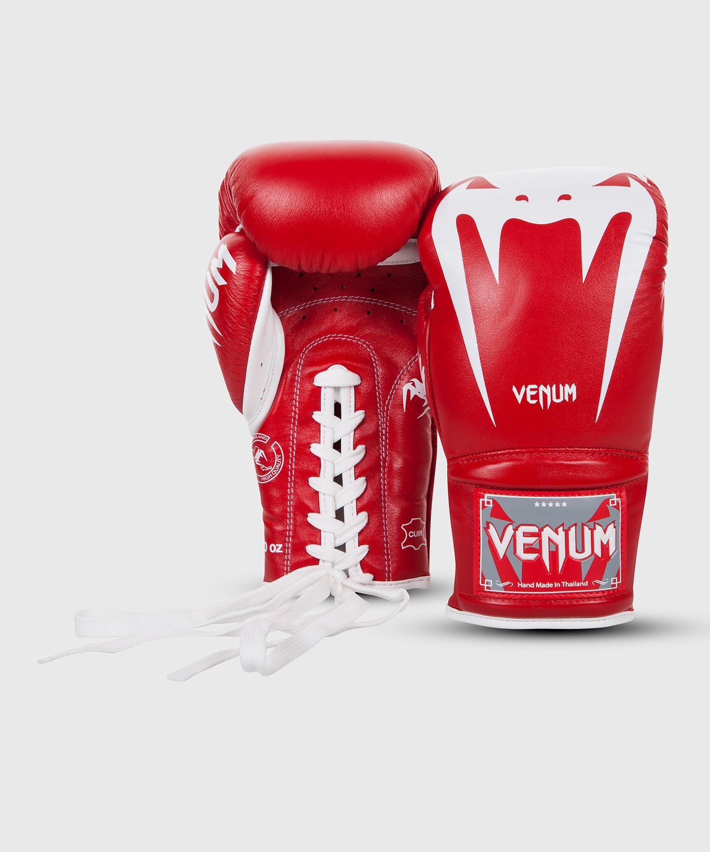 Venum Giant 3.0 Bokshandschoenen - nappaleer - met veters - Rood