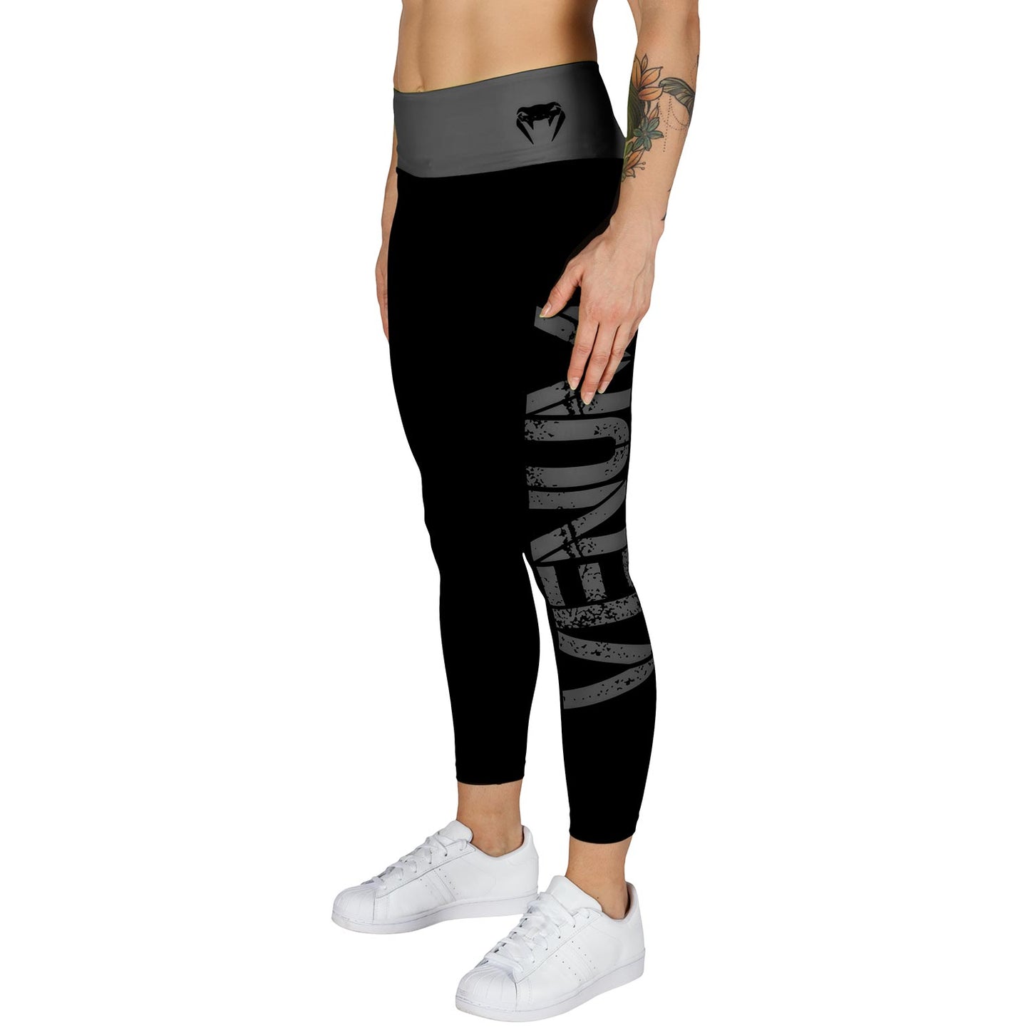 Venum Power Leggings - Zwart/Grijs