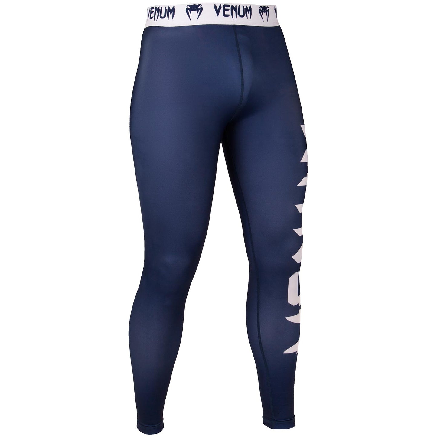 Venum Giant compressiepanty - Marineblauw/Wit