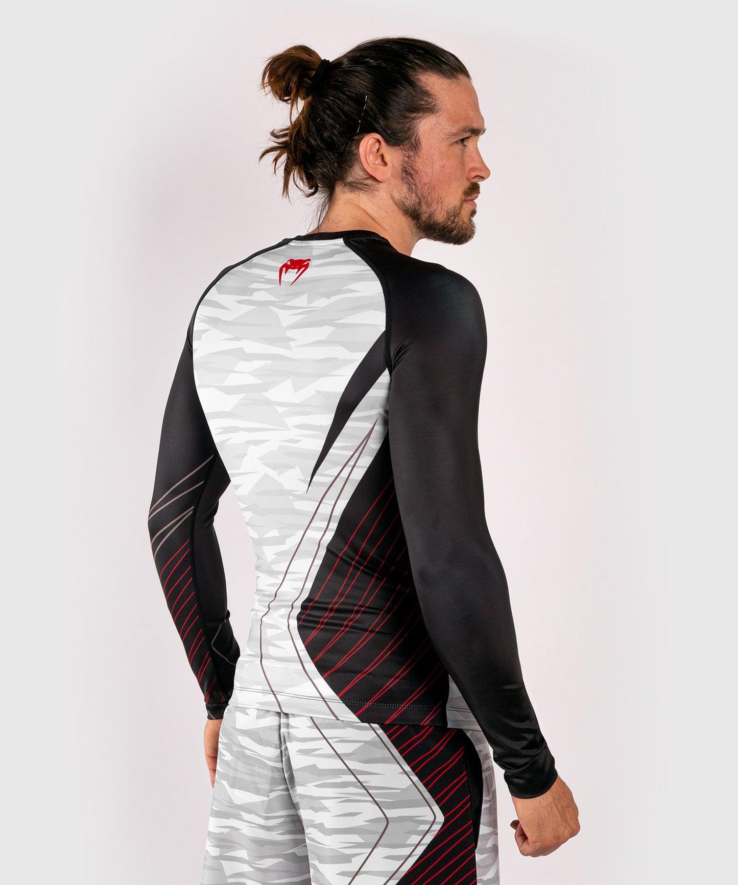 Venum Contender 5.0 Rashguard - Lange mouwen - Wit/Camouflage