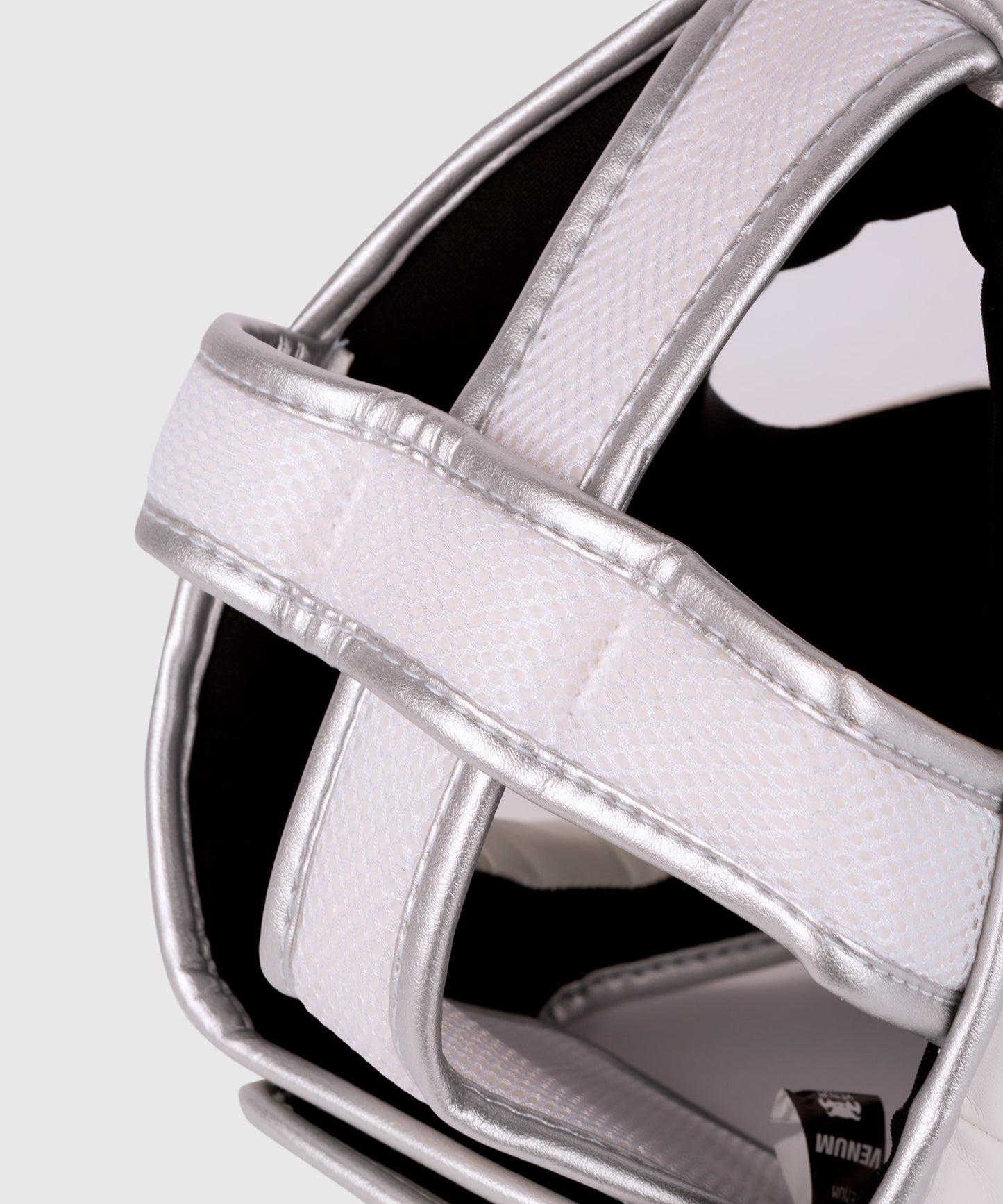 Venum Elite hoofdbeschermer - Wit/Zilver-Roze