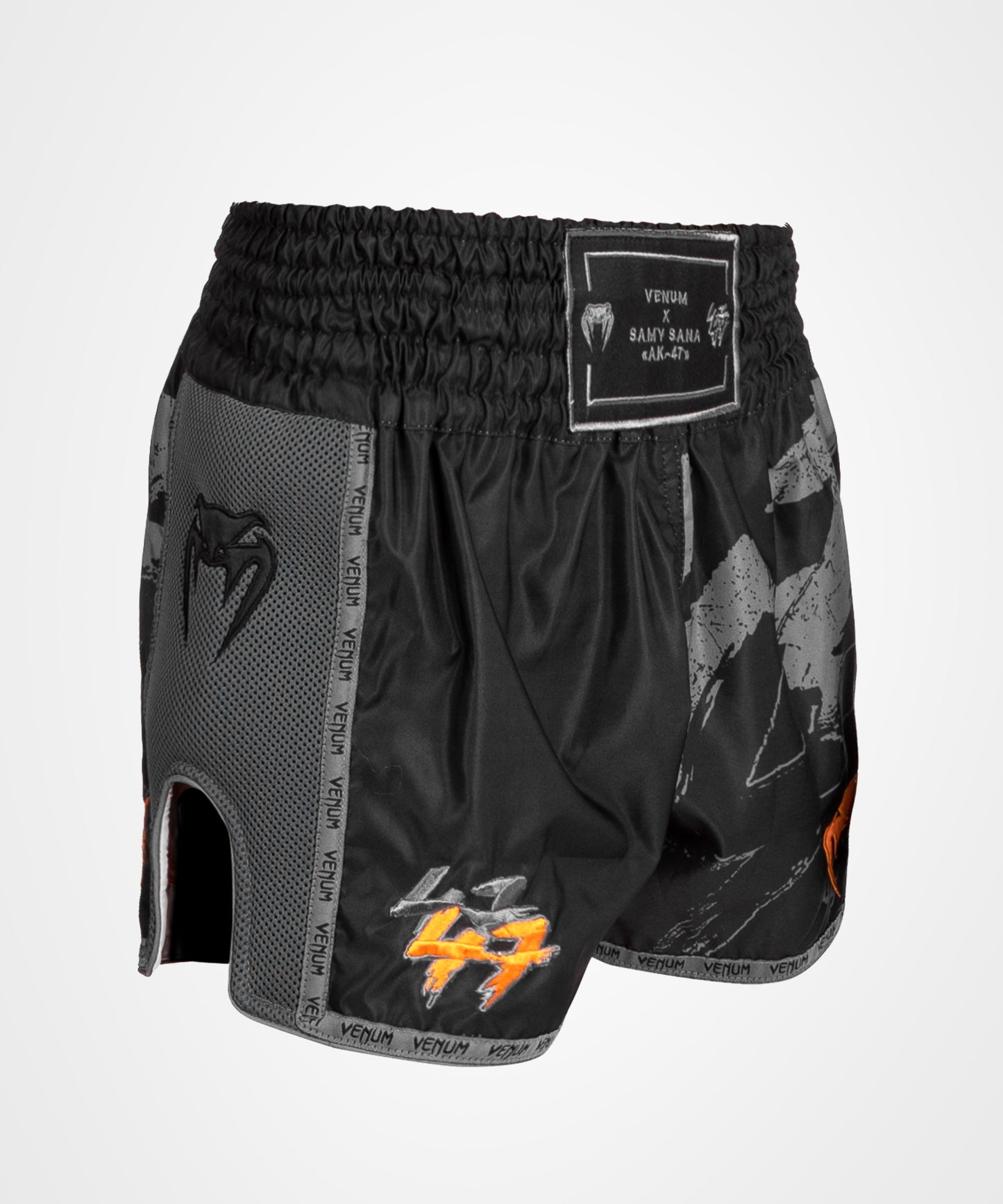 Venum S47 Muay Thai Shorts - Zwart/Oranje