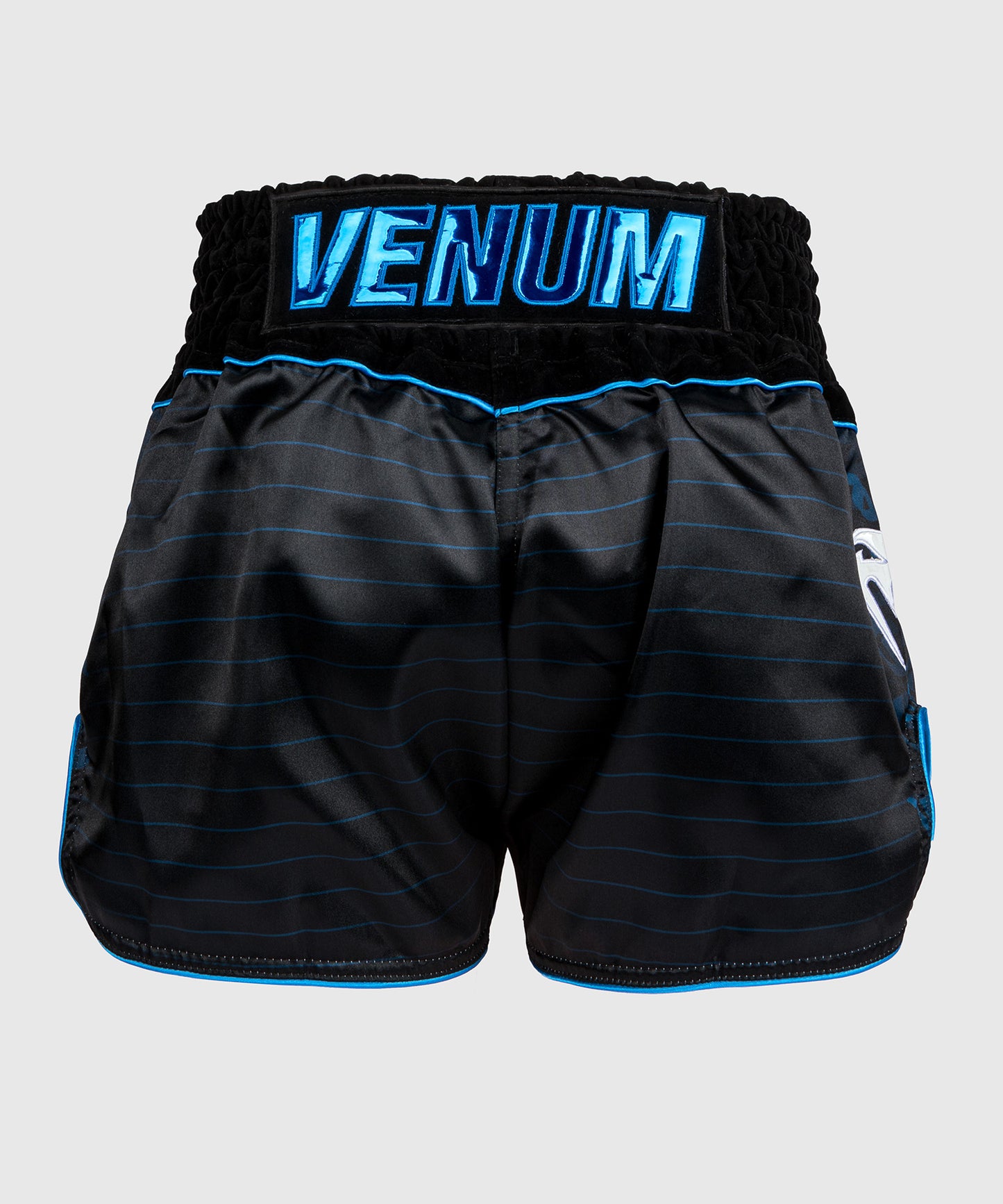 Venum Attack Muay Thai Shorts - Zwart/Blauw