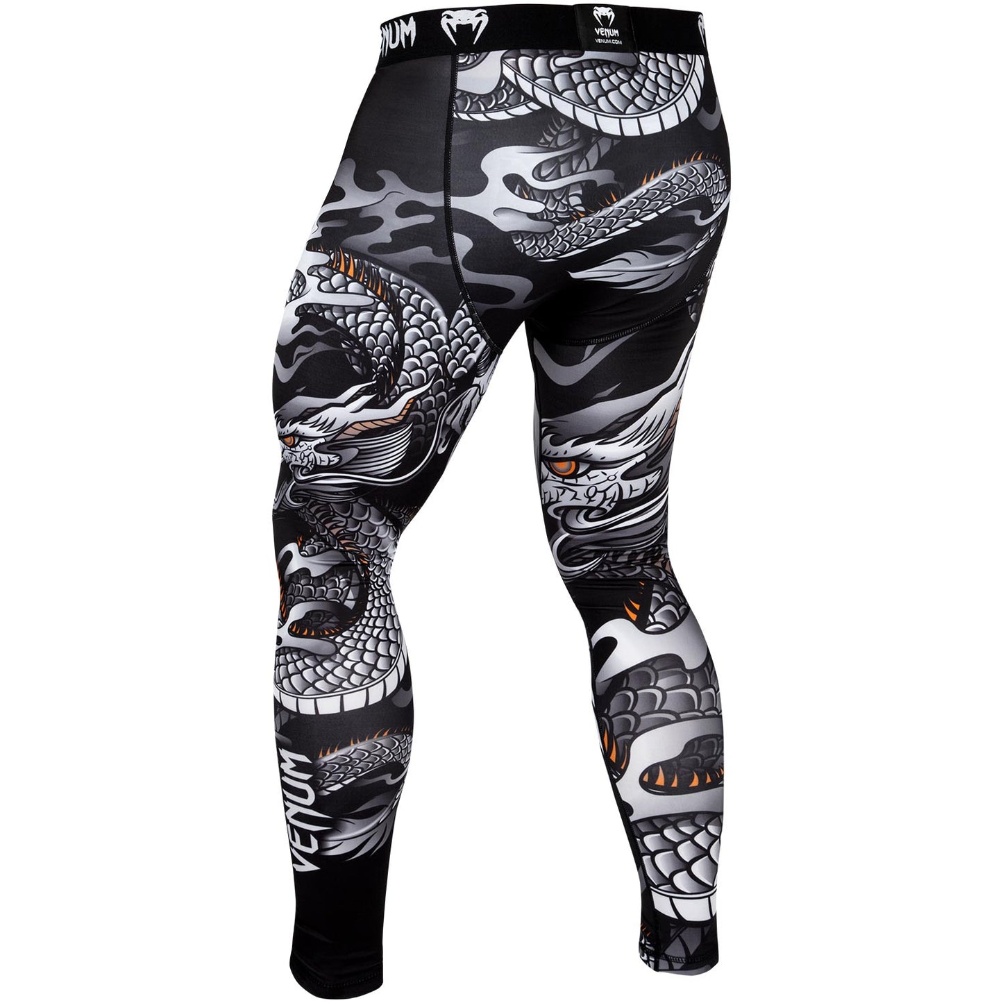 Venum Dragon's Flight Spats - Zwart/Wit