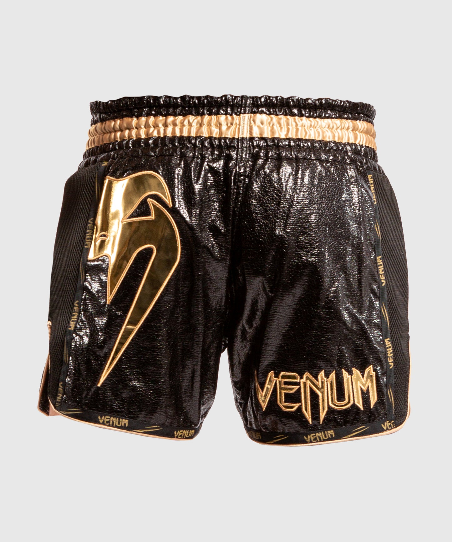 Venum Giant Foil Muay Thai Shorts - Zwart/Goud