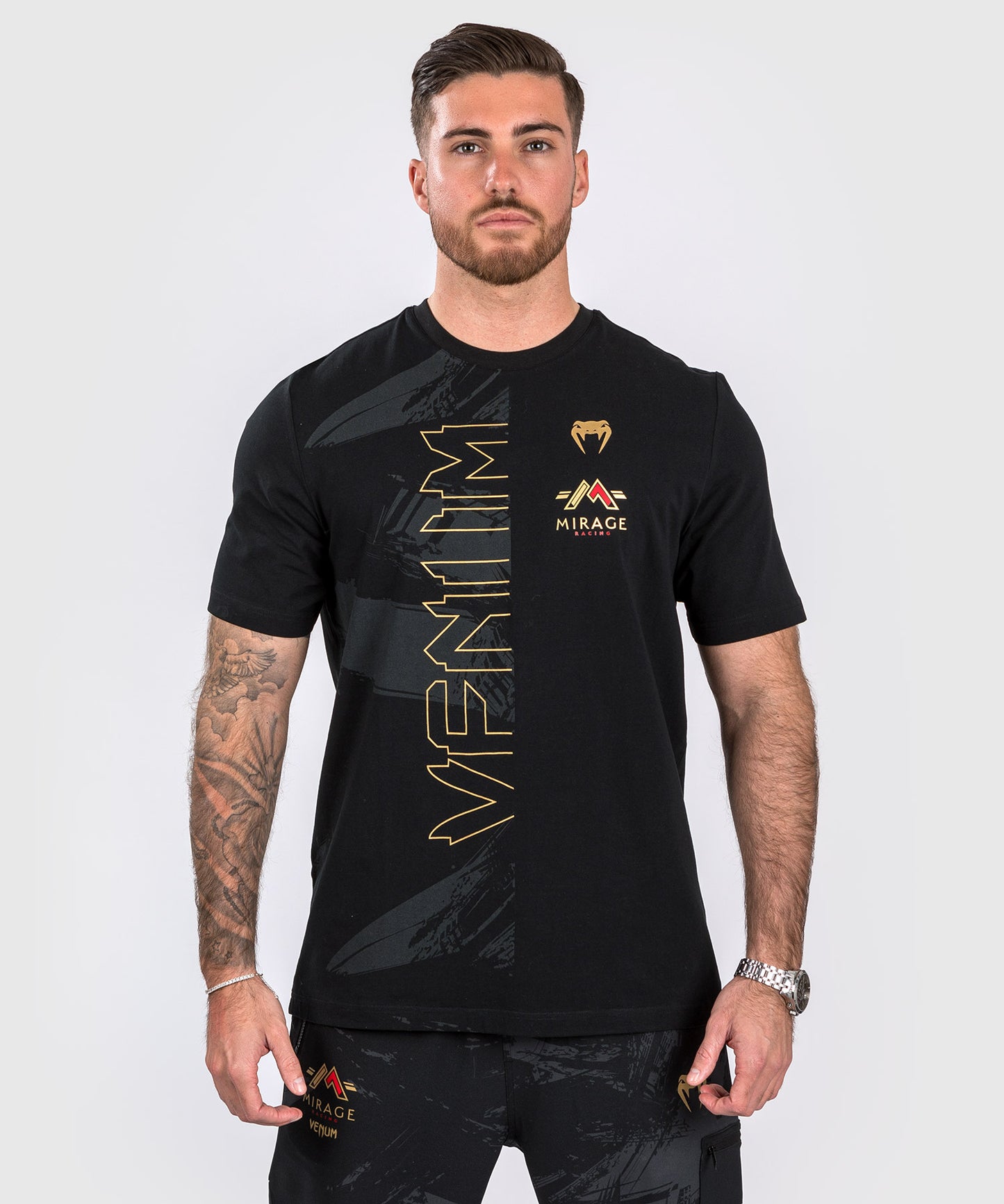 Venum x Mirage T-Shirt - Zwart/Goud