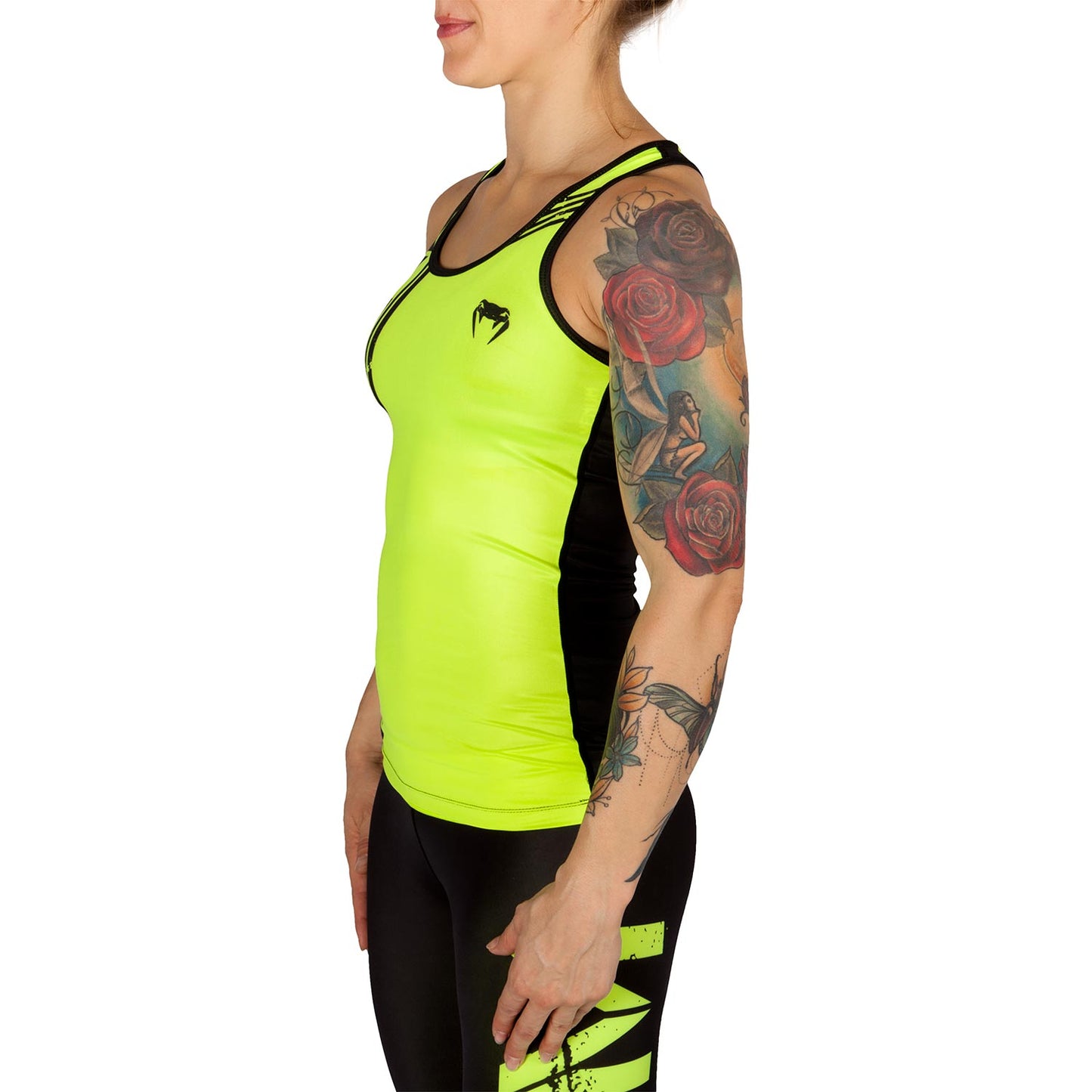 Venum Power Tank Top - Neongeel/Zwart