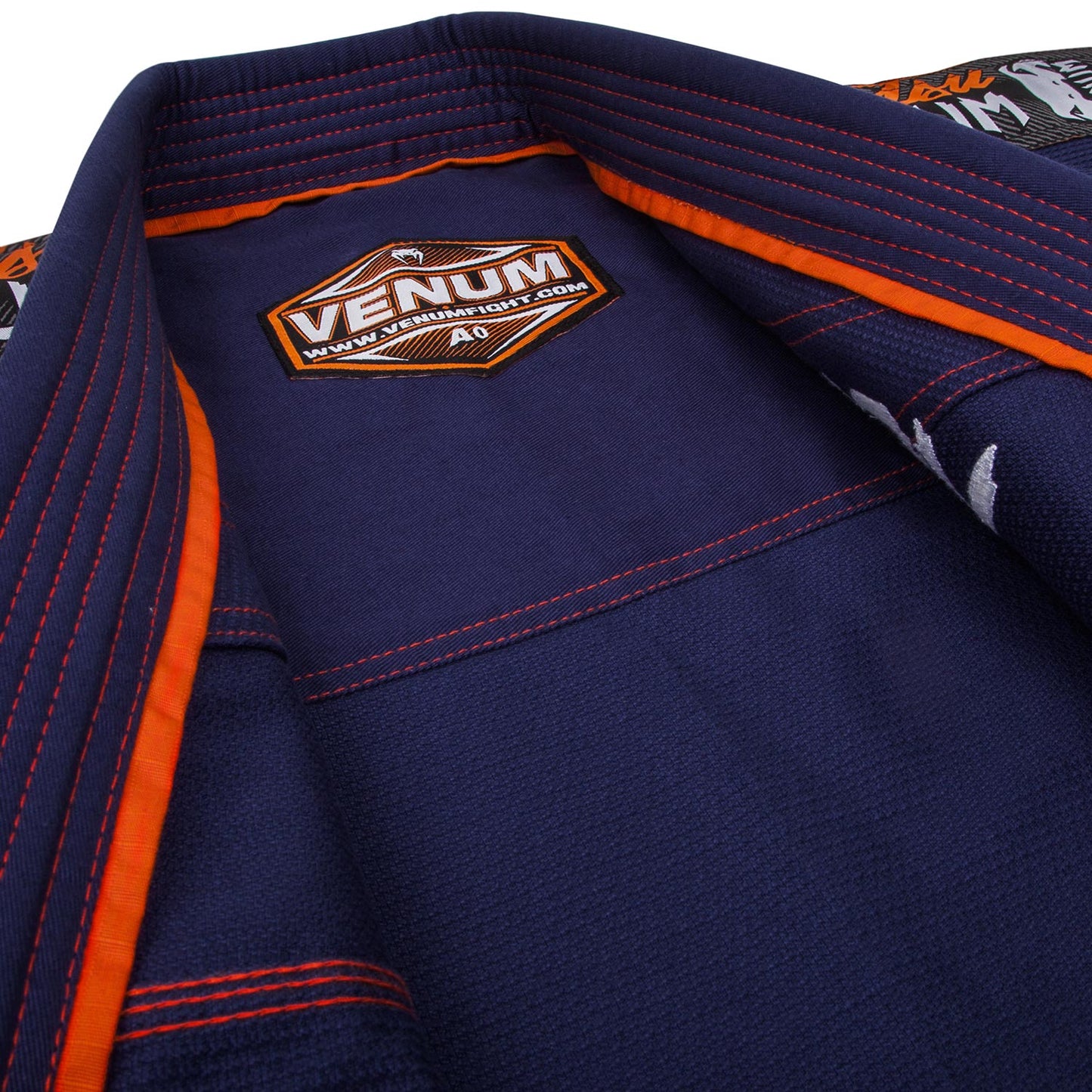 Venum Challenger 3.0 BJJ GI - Marineblauw/Oranje