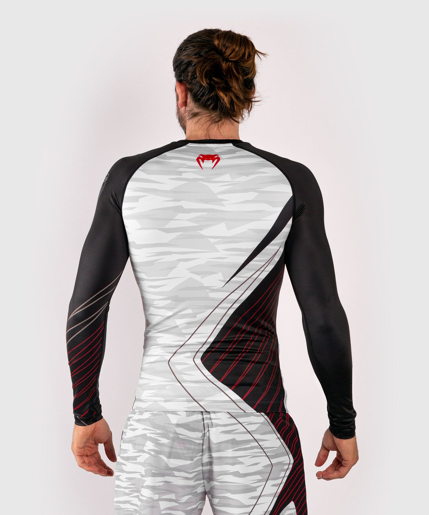 Venum Contender 5.0 Rashguard - Lange mouwen - Wit/Camouflage