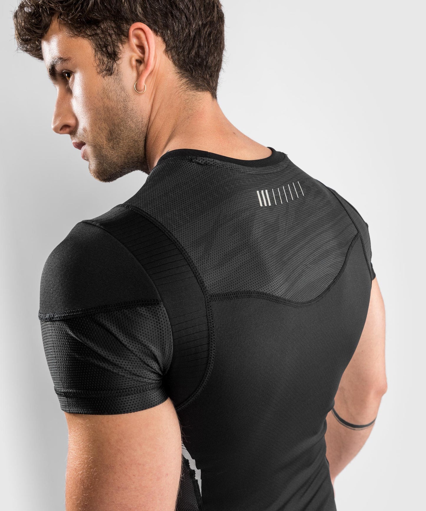 Venum Tempest 2.0 Compressieshirt (korte mouwen) - Zwart/Grijs