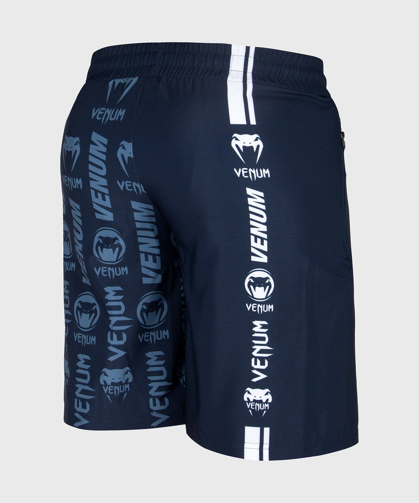 Venum Logos Training Shorts - Marineblauw/Wit