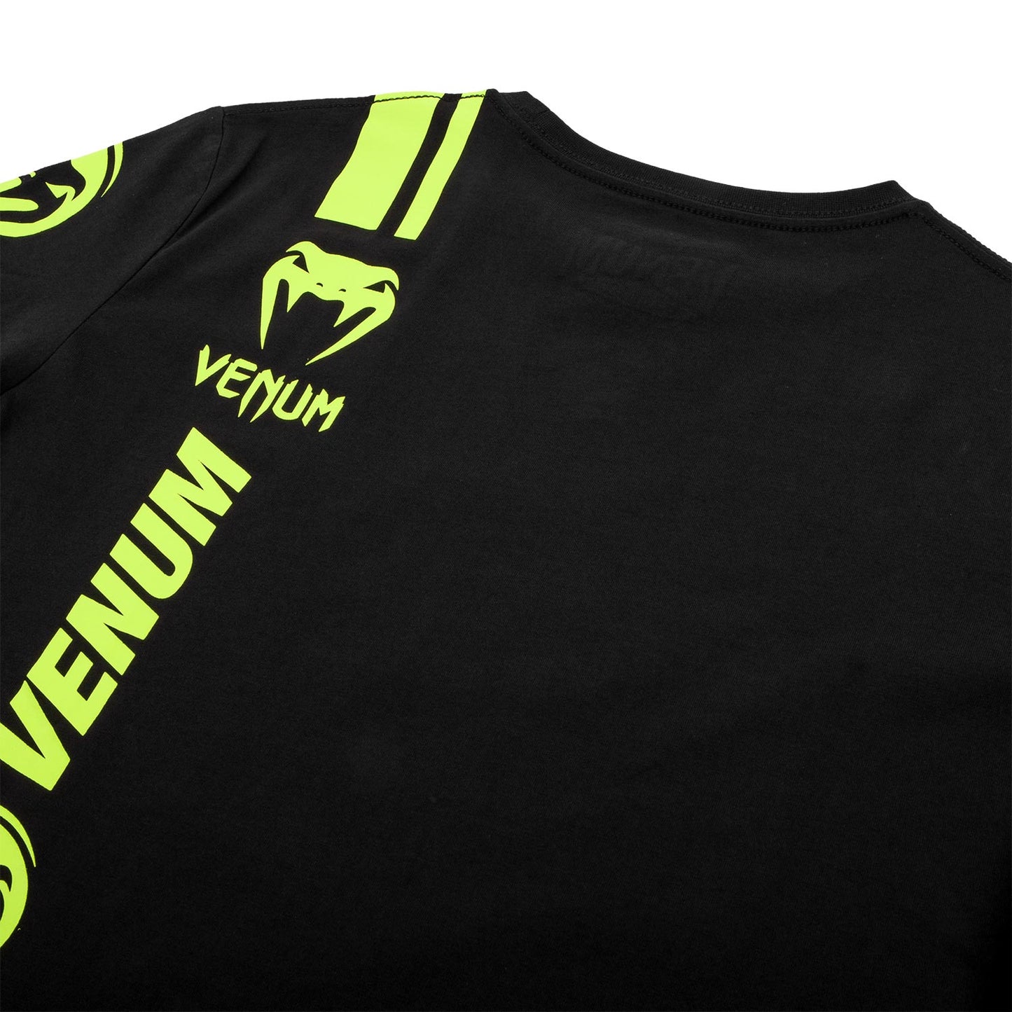Venum Logos T-shirt - Zwart/Neongeel