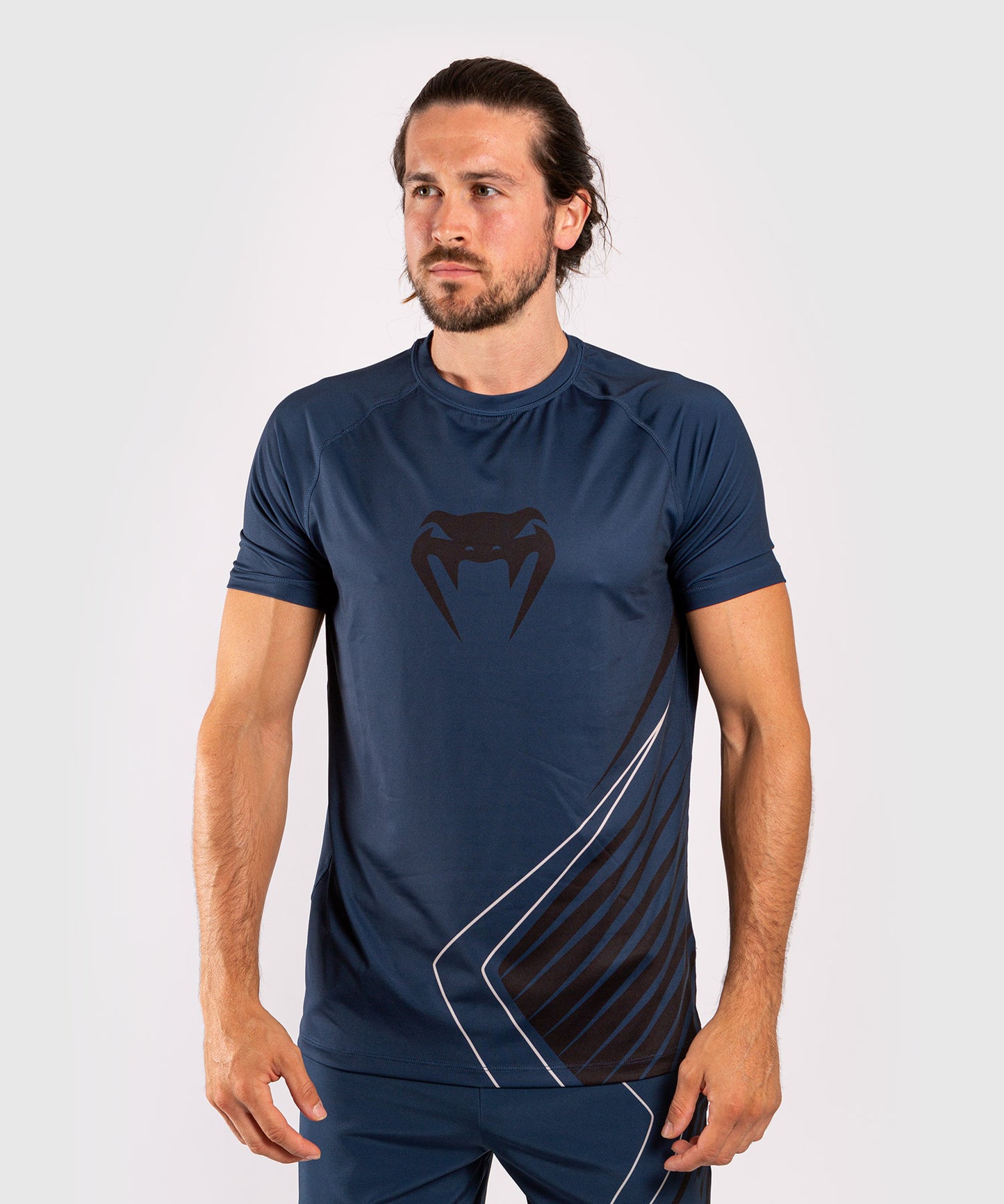 Venum Contender 5.0 Dry-Tech-T-shirt - blauwe marine / zand