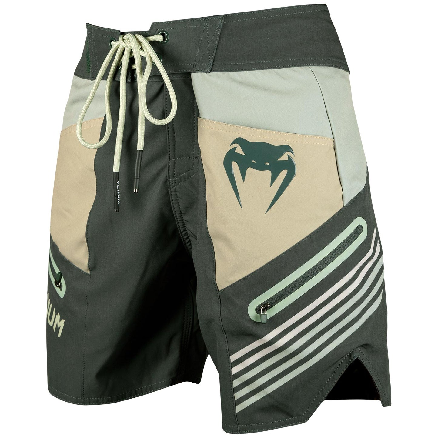Venum Cargo zwemshort - donker_kaki_beige_kaki