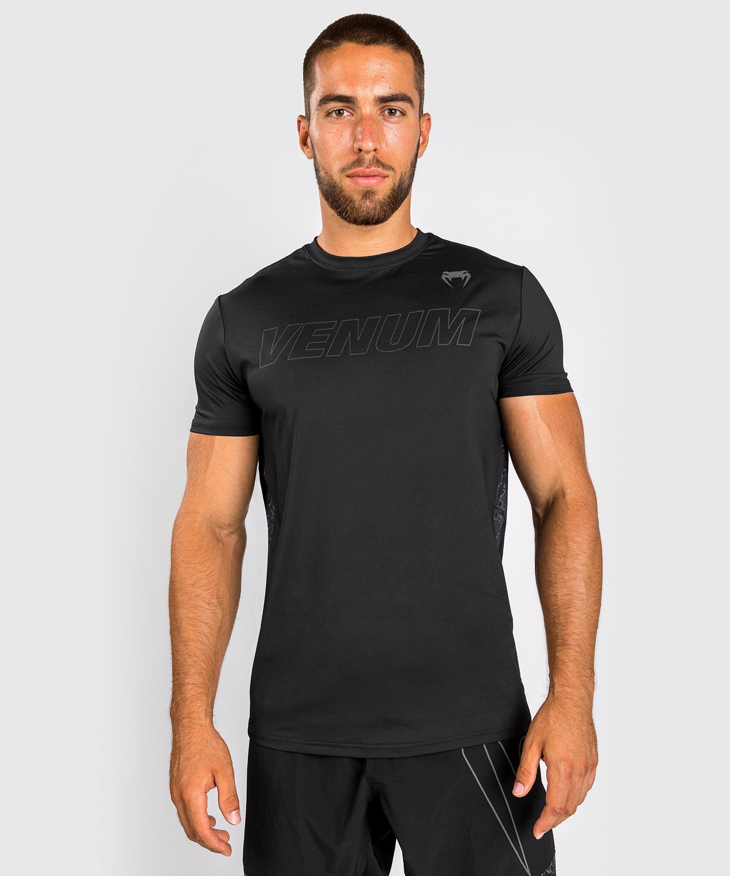 T-shirt Dry-Tech Venum Classic Evo - Zwart/Zwart Reflecterend