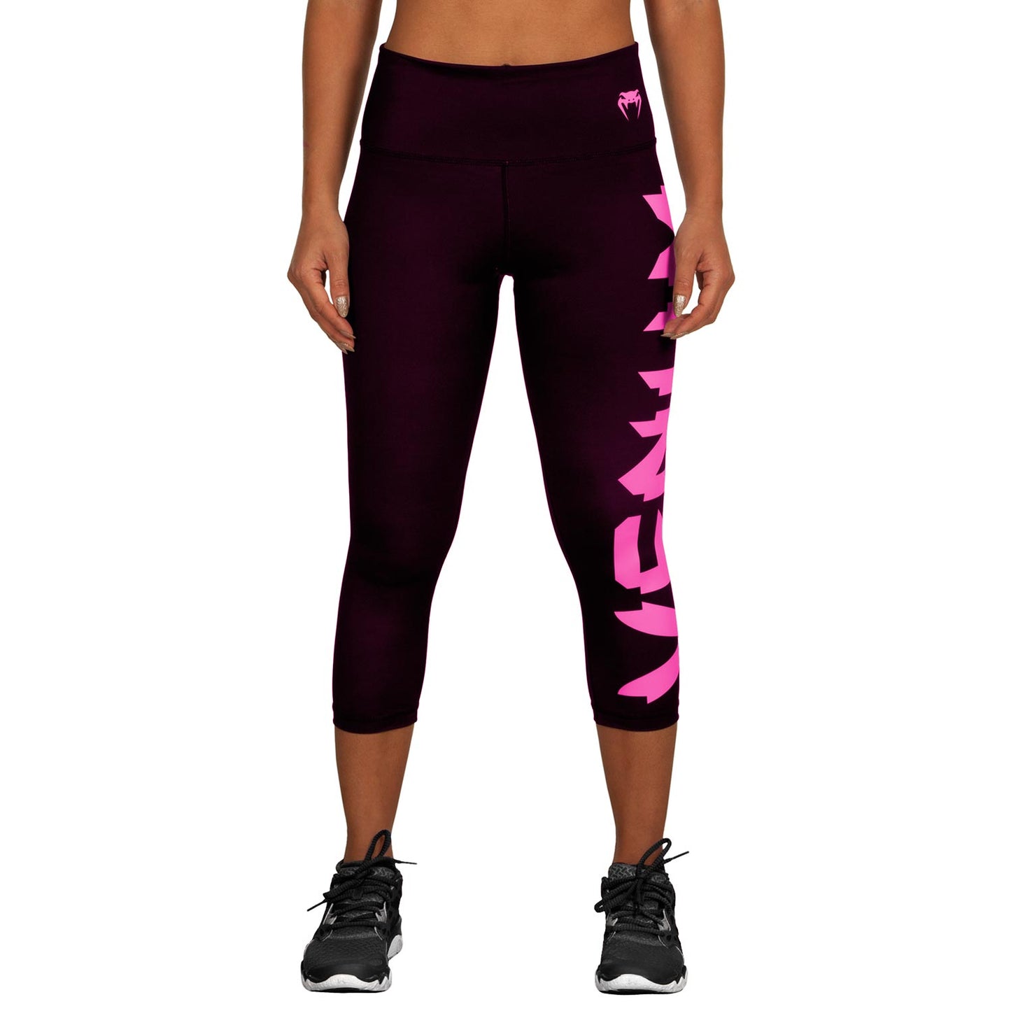 Venum Giant Geknipte Legging - Zwart/Neonroze