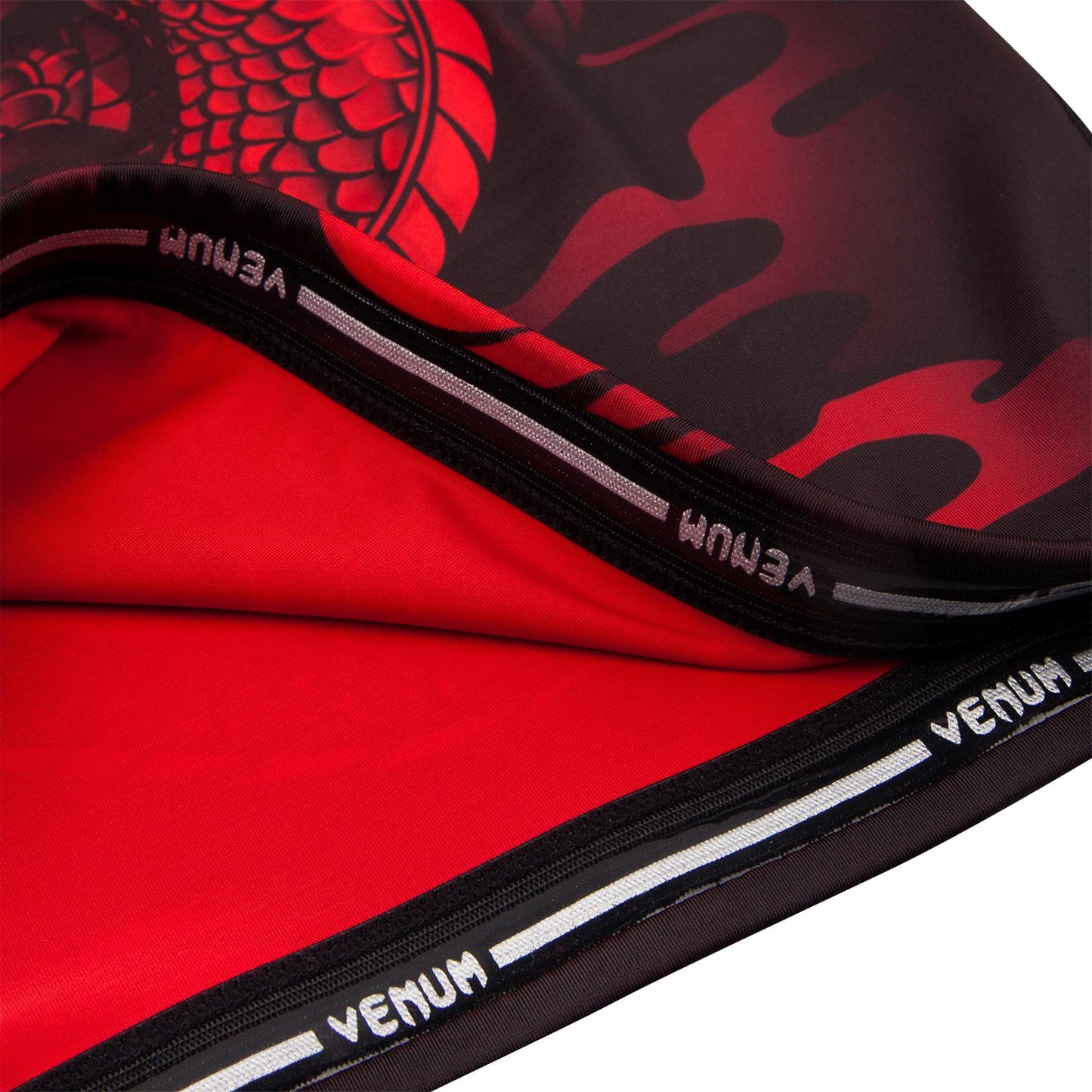 Venum Dragon's Flight Rashguard - Lange mouwen - Zwart/Rood